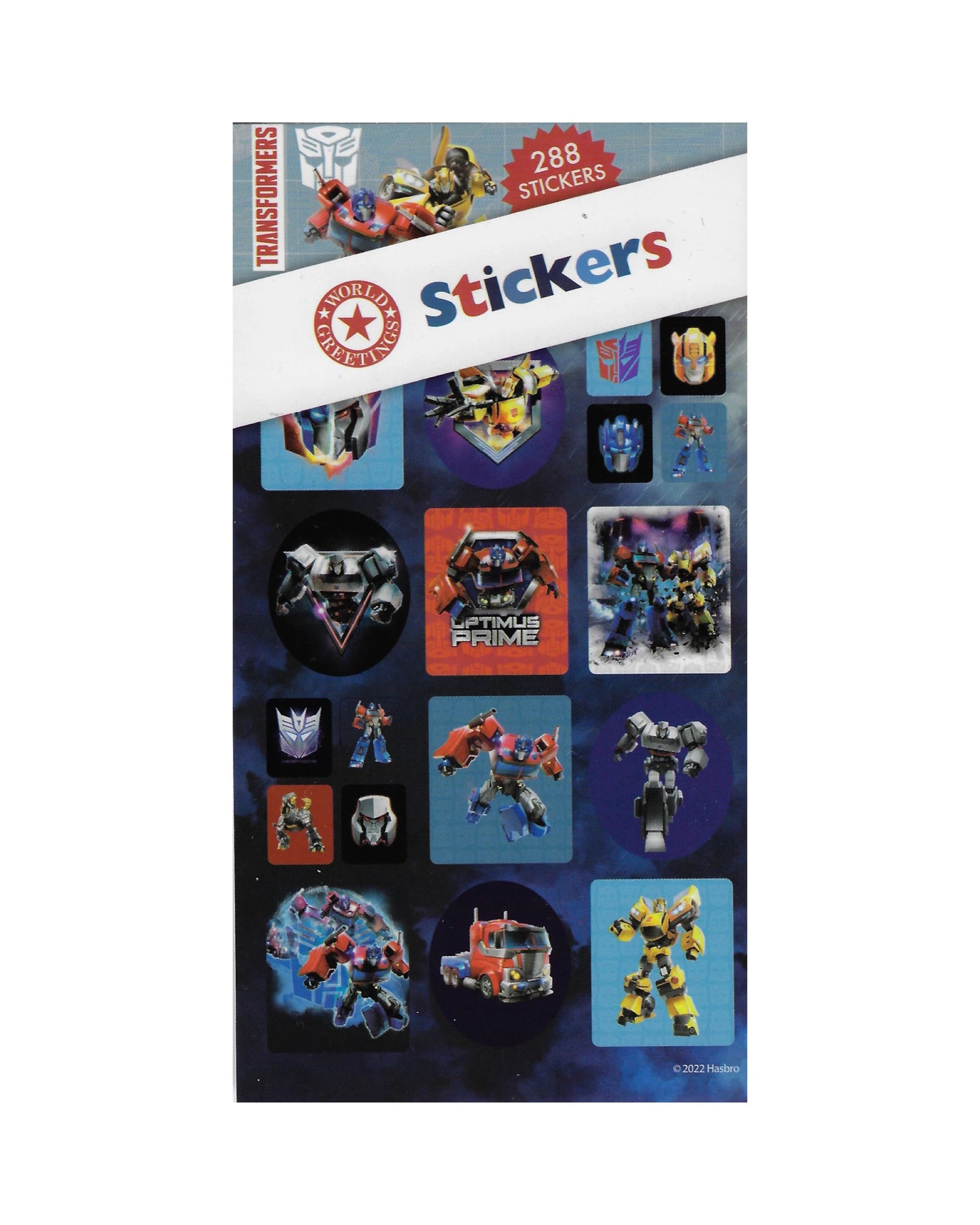 1 IG Design Group Transformers Sticker Book 12 Sheets - Multi, 1 of 1