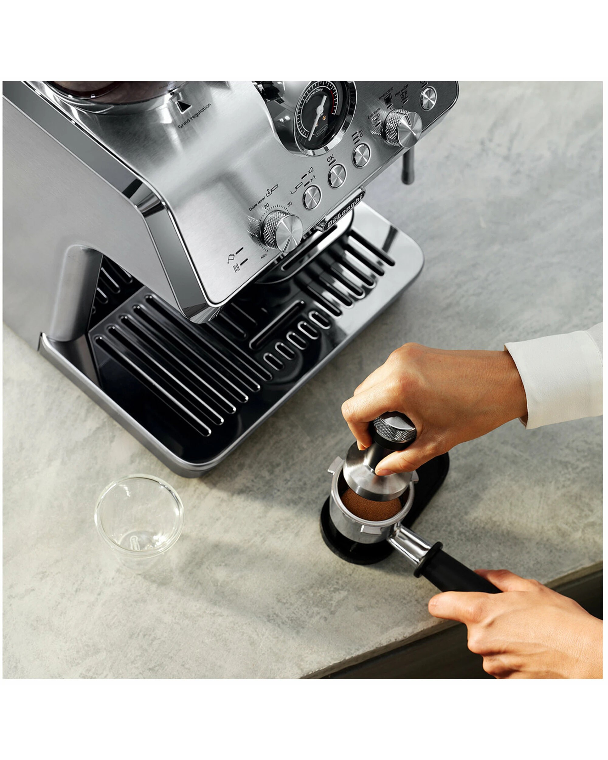 5 De'Longhi La Specialista Arte Evo with Cold Brew Coffee Machine - SILVER, 5 of 5