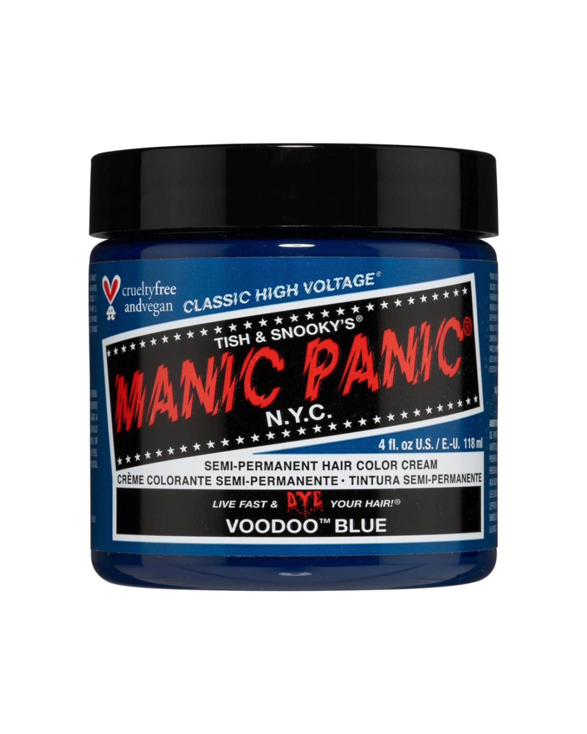 1 Manic Panic High Voltage Classic Hair Colour 118ml Voodoo - Blue, 1 of 1