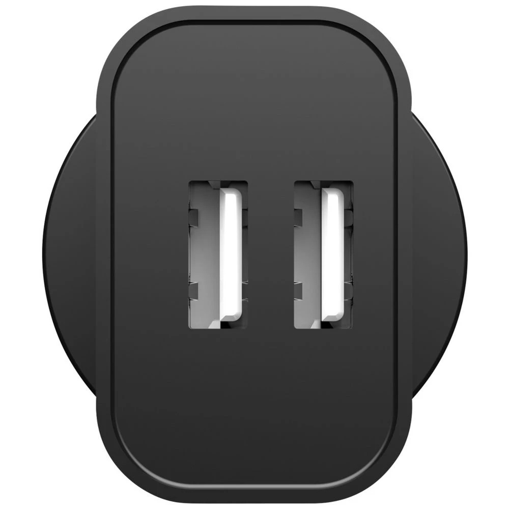 2 Keji USB-A 17W Dual Wall Charger Black, 2 of 7