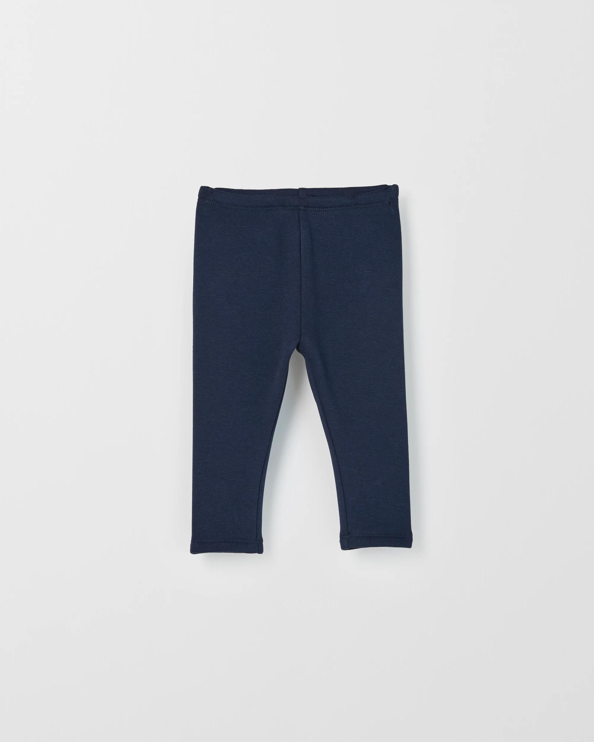 3 Target Baby Baby 2 Pack Fleece Lined Leggings DINO BLUE, 3 of 4