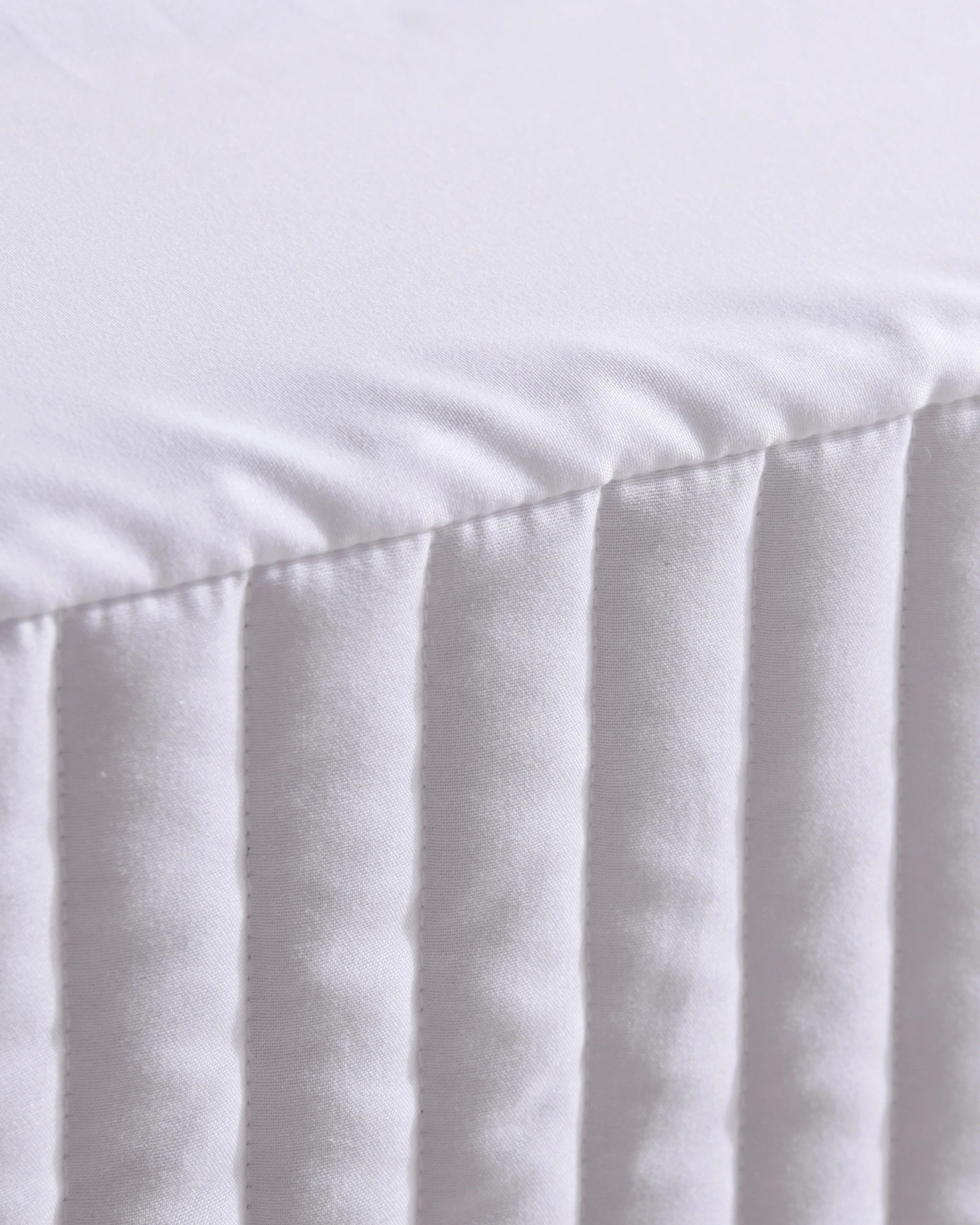 3 Dreamaker Quilted Valance - King Bed - White, 3 of 4