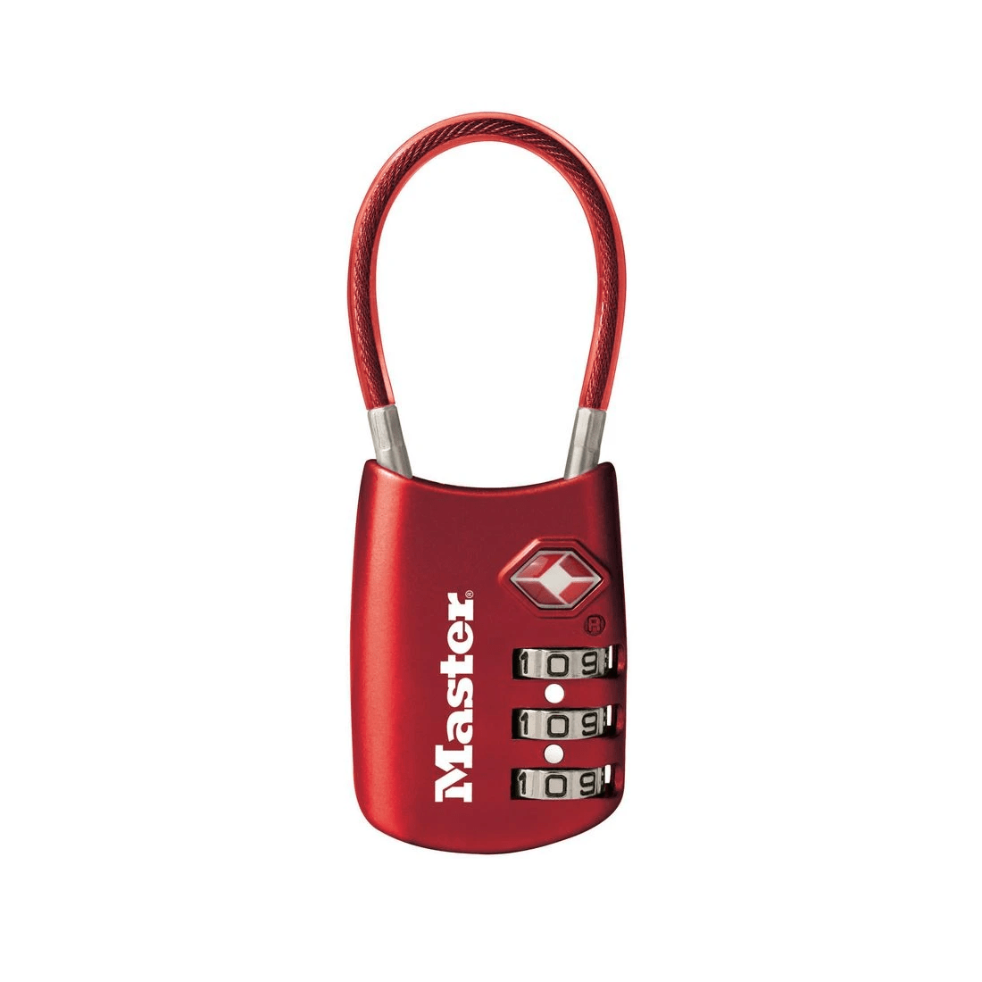 3 Master Lock TSA Flex Cable 30mm Luggage Padlock, 3 of 6