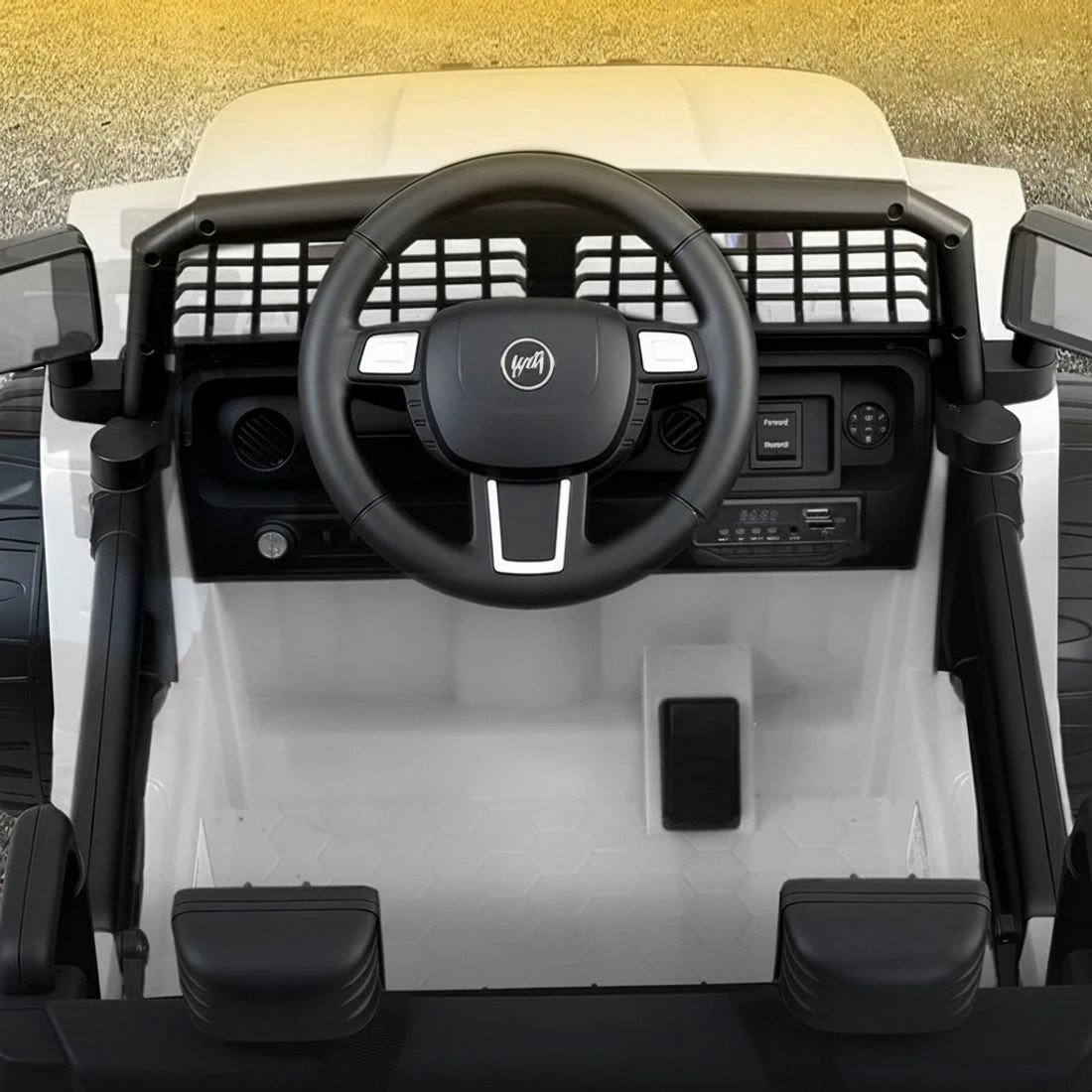 5 Rigo Kids Electric Ride On Car Jeep Toy Cars Remote 12V - White, 5 of 5