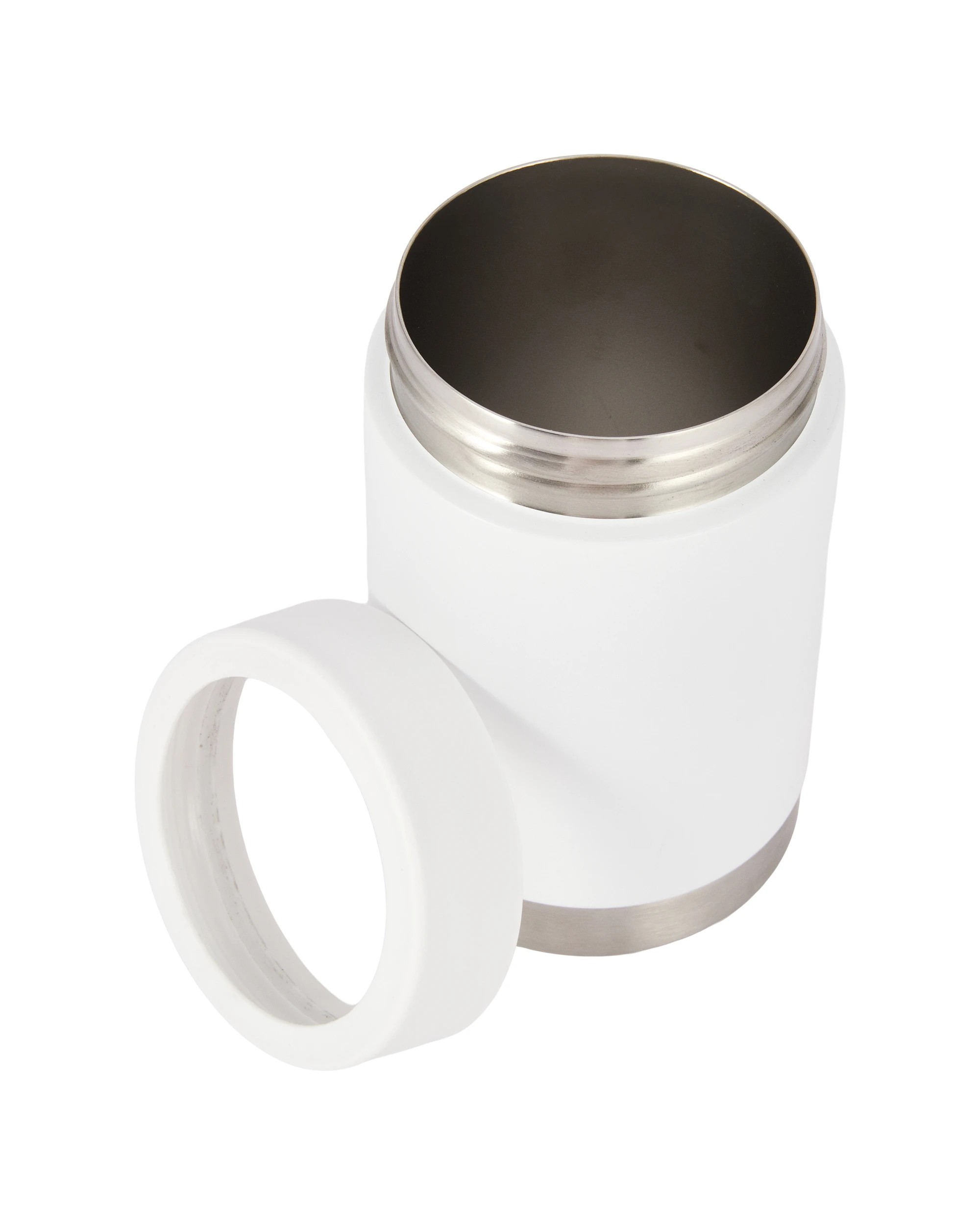 4 Double Wall Can Cooler - White, 4 of 6