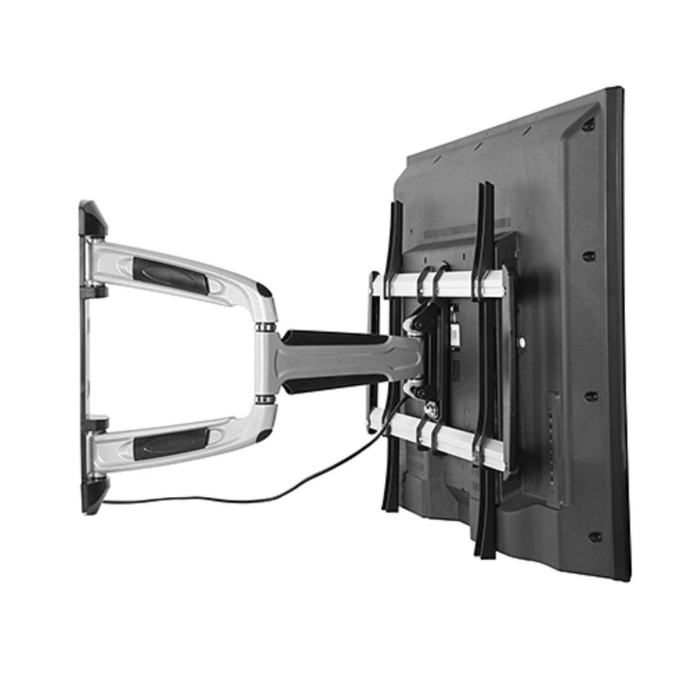 1 Brateck Full-Motion TV Wall Mount 37"-70"- Matte Black & Metallic Grey, 1 of 4