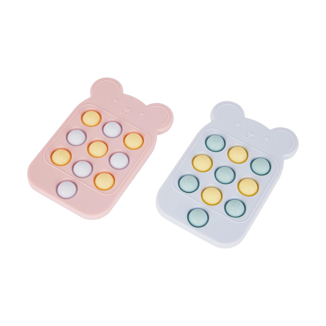 2 Silicone Phone Popper Teether Toy - Assorted, 2 of 9