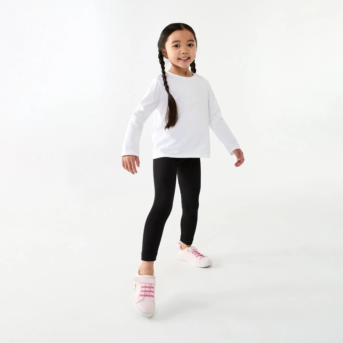 4 Rib Leggings Black, 4 of 7