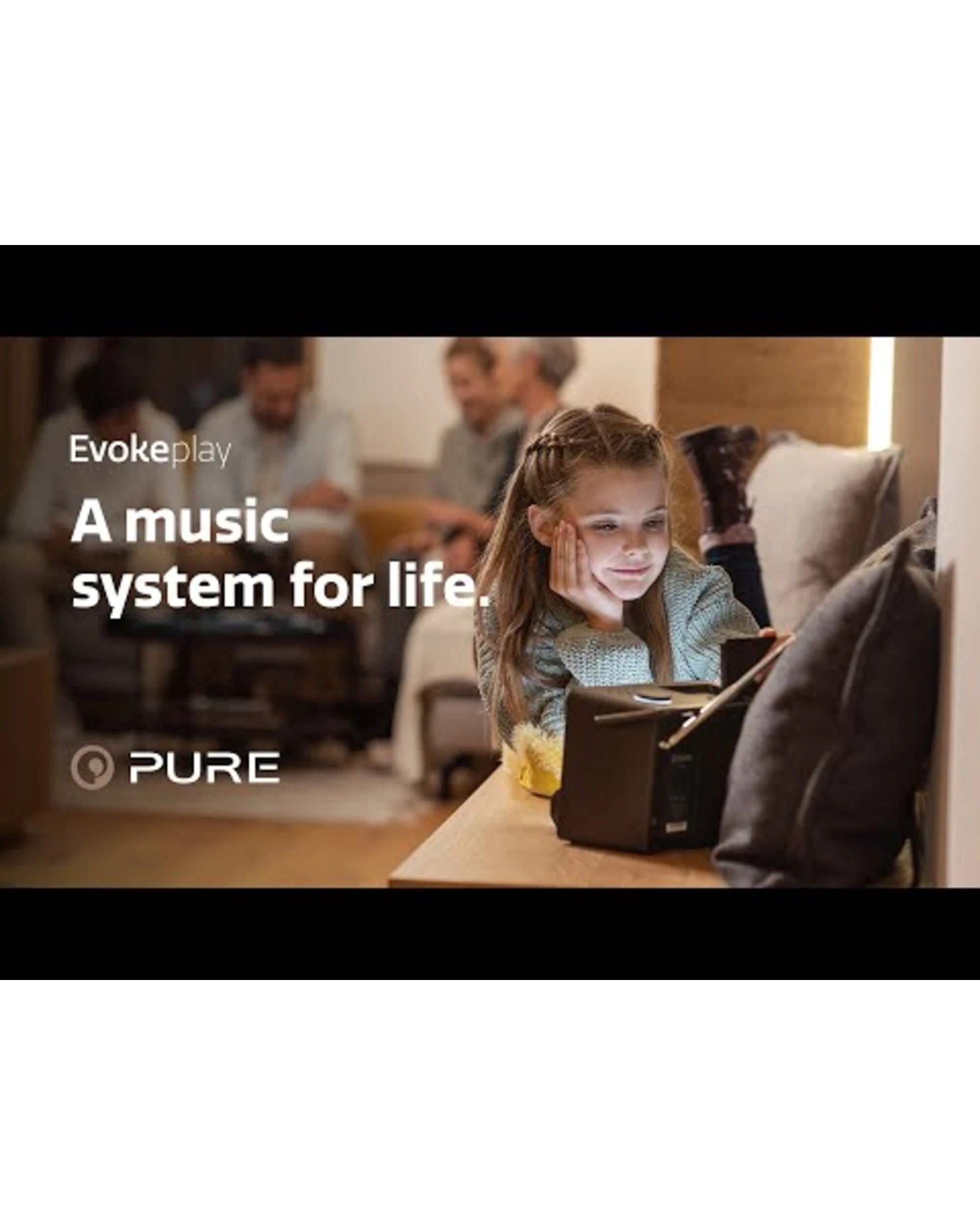 3 Pure Evoke Play Portable DAB+/FM Radio - Cotton White, 3 of 5