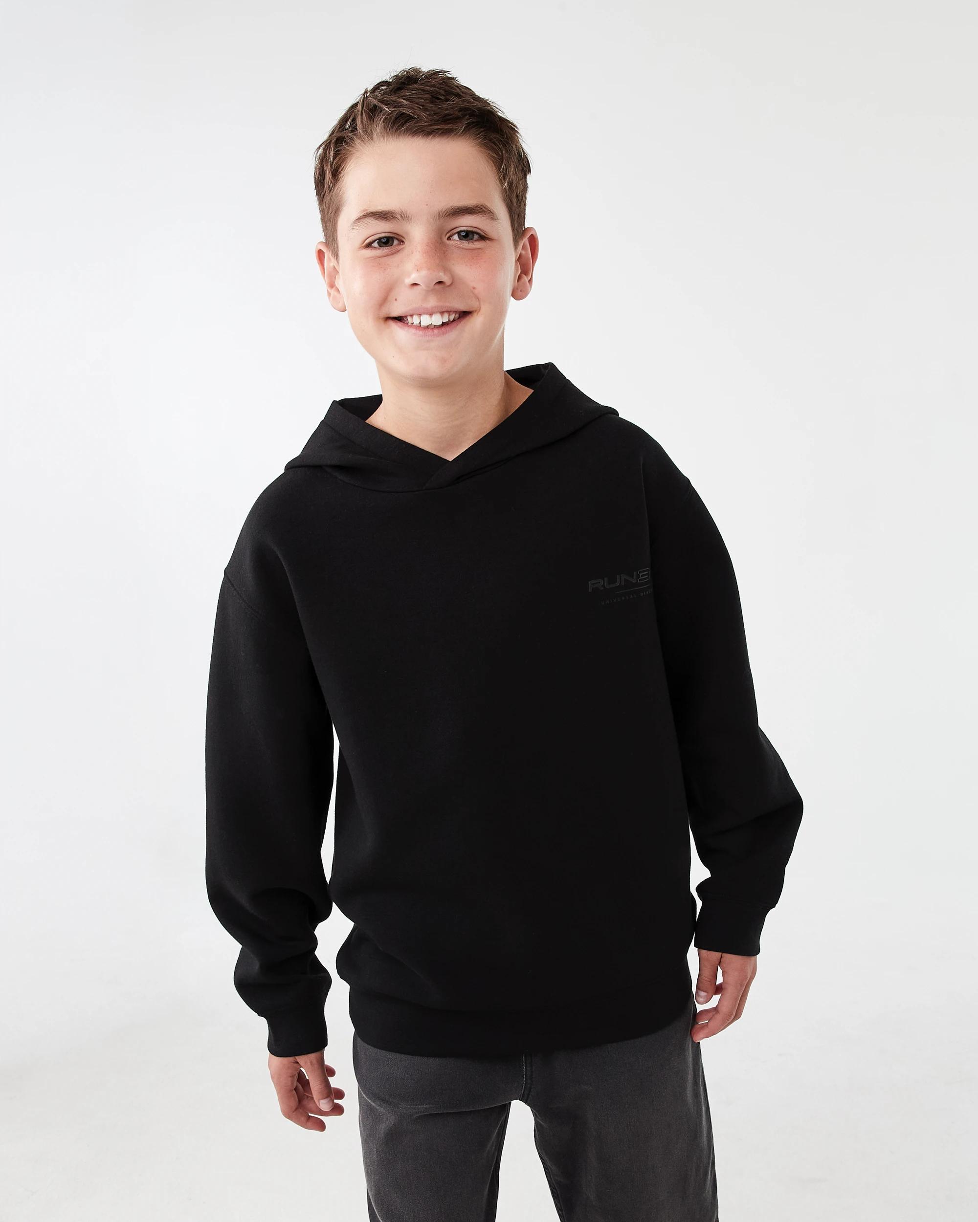 1 Active Kids Print Hoodie Blk Active, 1 of 6