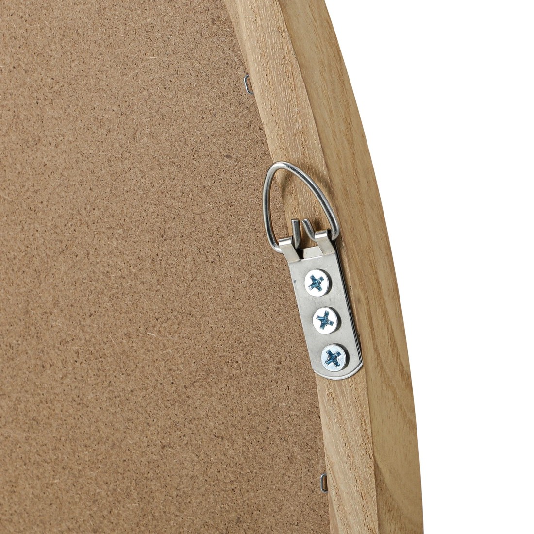 7 Oikiture Wall Mirrors Round Large Makeup Mirror Vanity Home Decor 90cm - Natural, 7 of 9