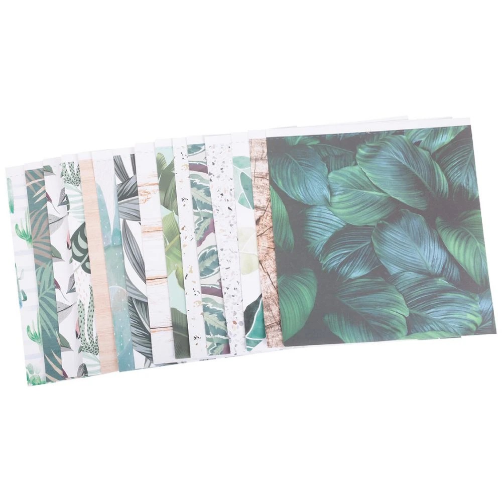 2 Born Paper Stack 30 x 30 cm Botanical Sheets, 2 of 2