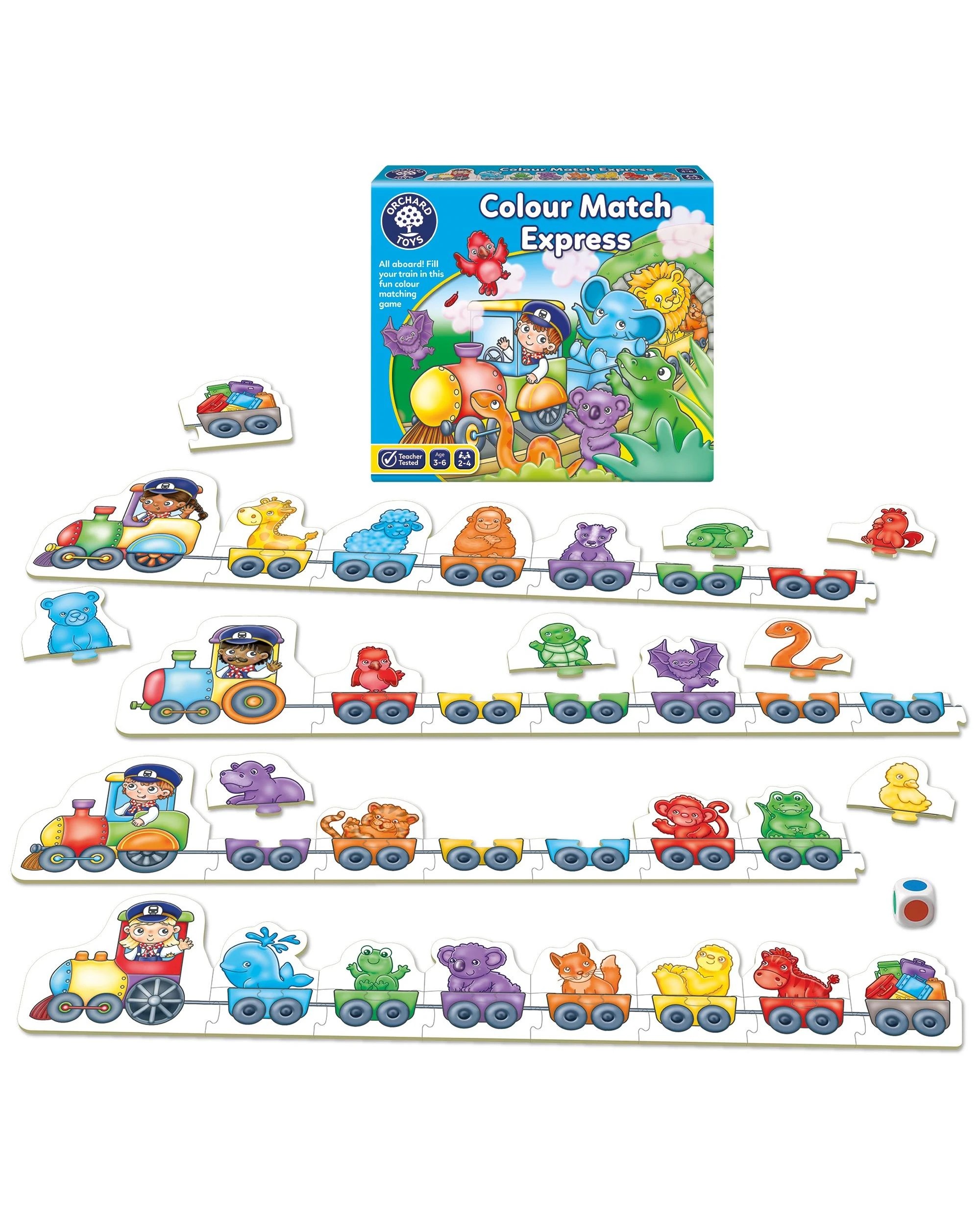 Orchard Toys Colour Match Express Game - Kmart
