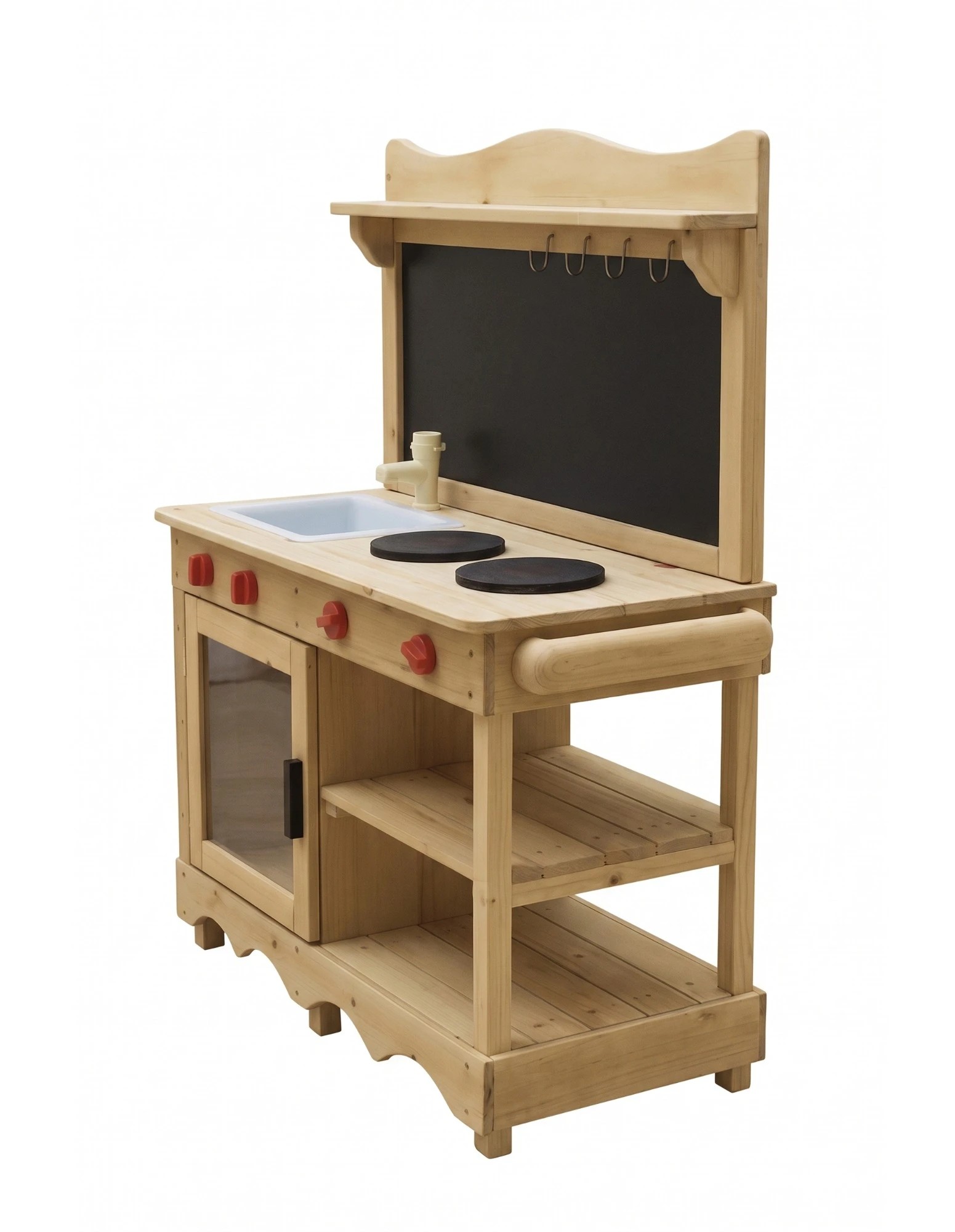 2 Hide & Seek Kids Mud Kitchen - Timber Play Kitchen, 2 of 9
