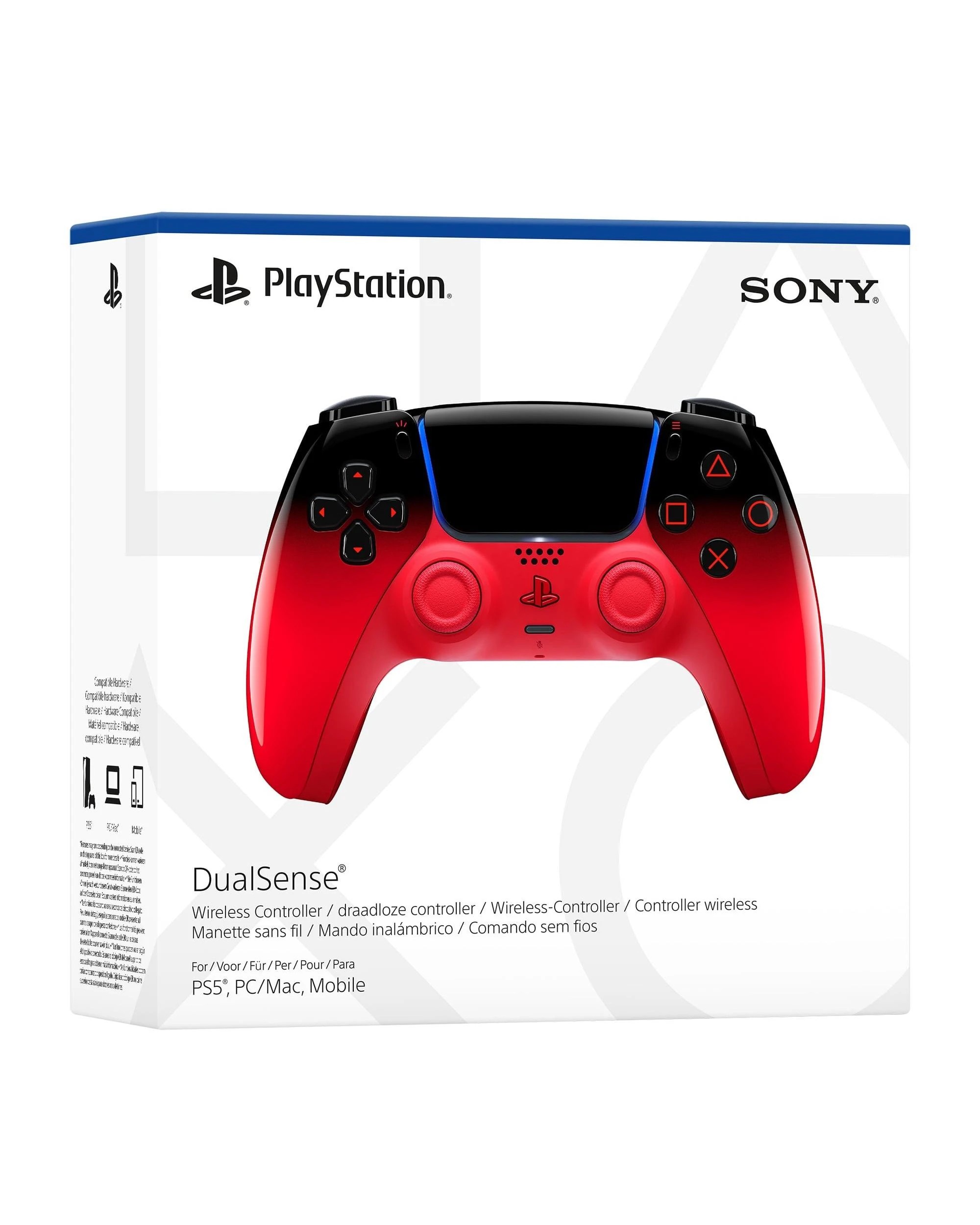6 PlayStation 5 DualSense Wireless Controller - Techno Red - Red, 6 of 6
