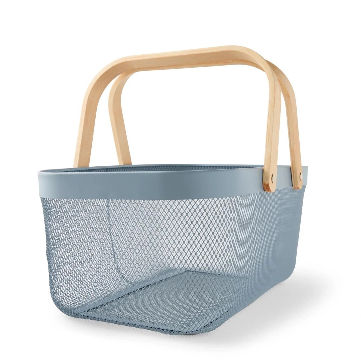 1 Large Mesh Basket - Blue, 1 of 9