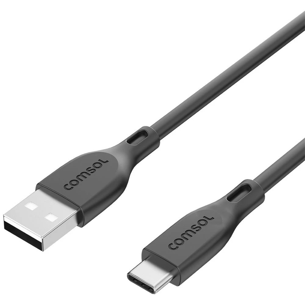 5 Comsol Soft Silicone USB-A to USB-C Cable 2 Pack, 5 of 5