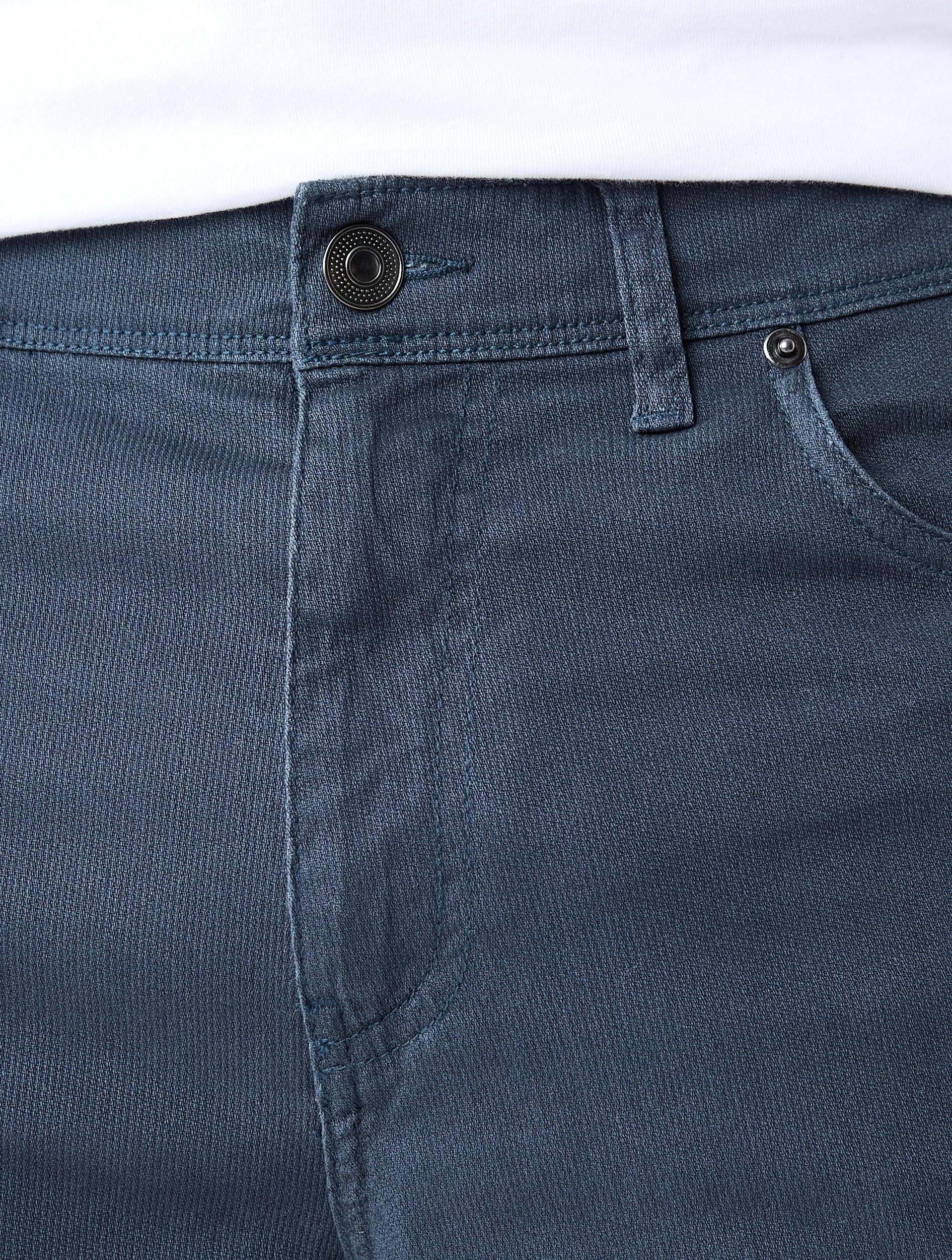 5 Straight Textured Jeans Blu Night, 5 of 5