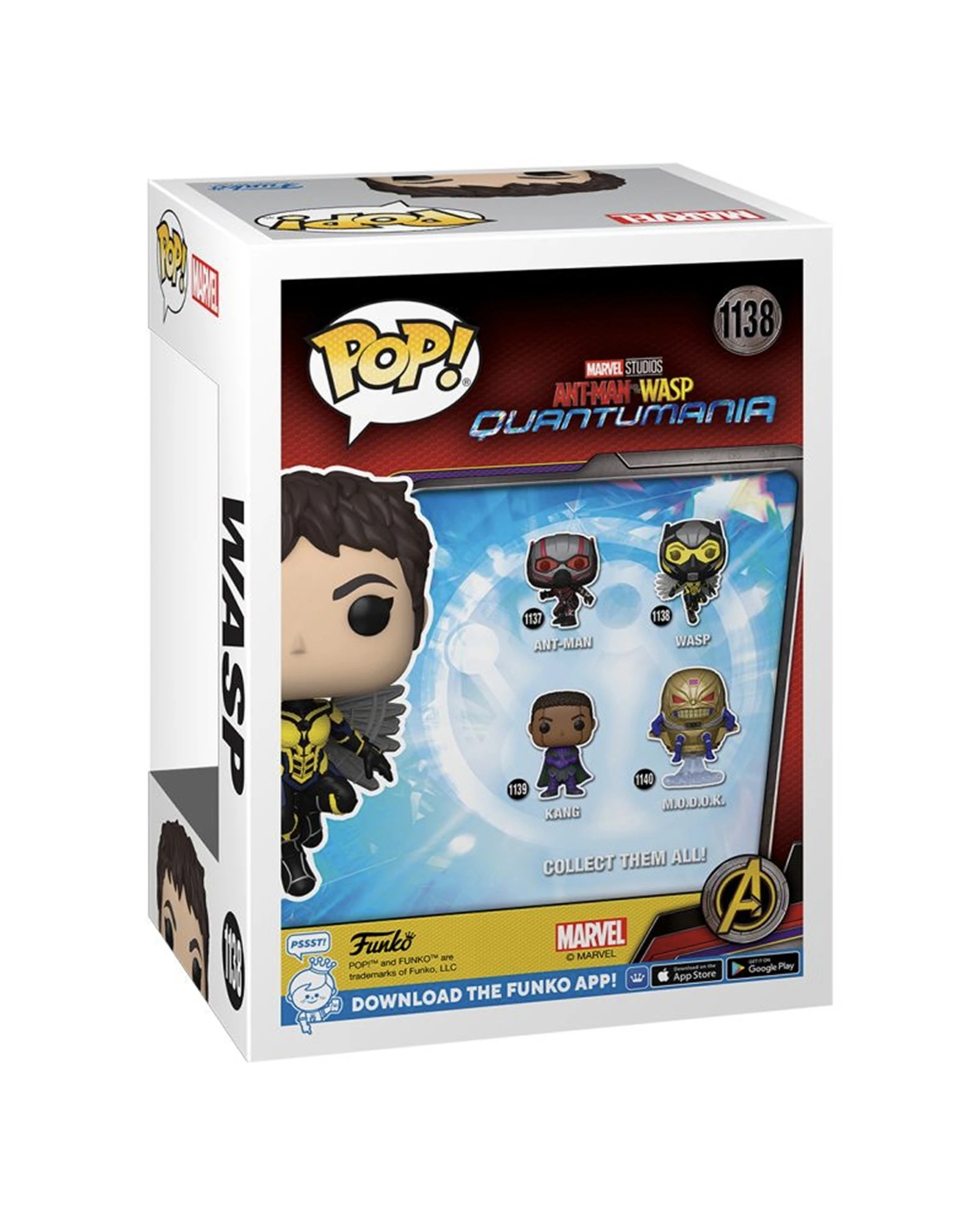 6 Pop Marvel Ant Man And The Wasp Quantumania Figurine Wasp - Chase Variant - Multi, 6 of 6