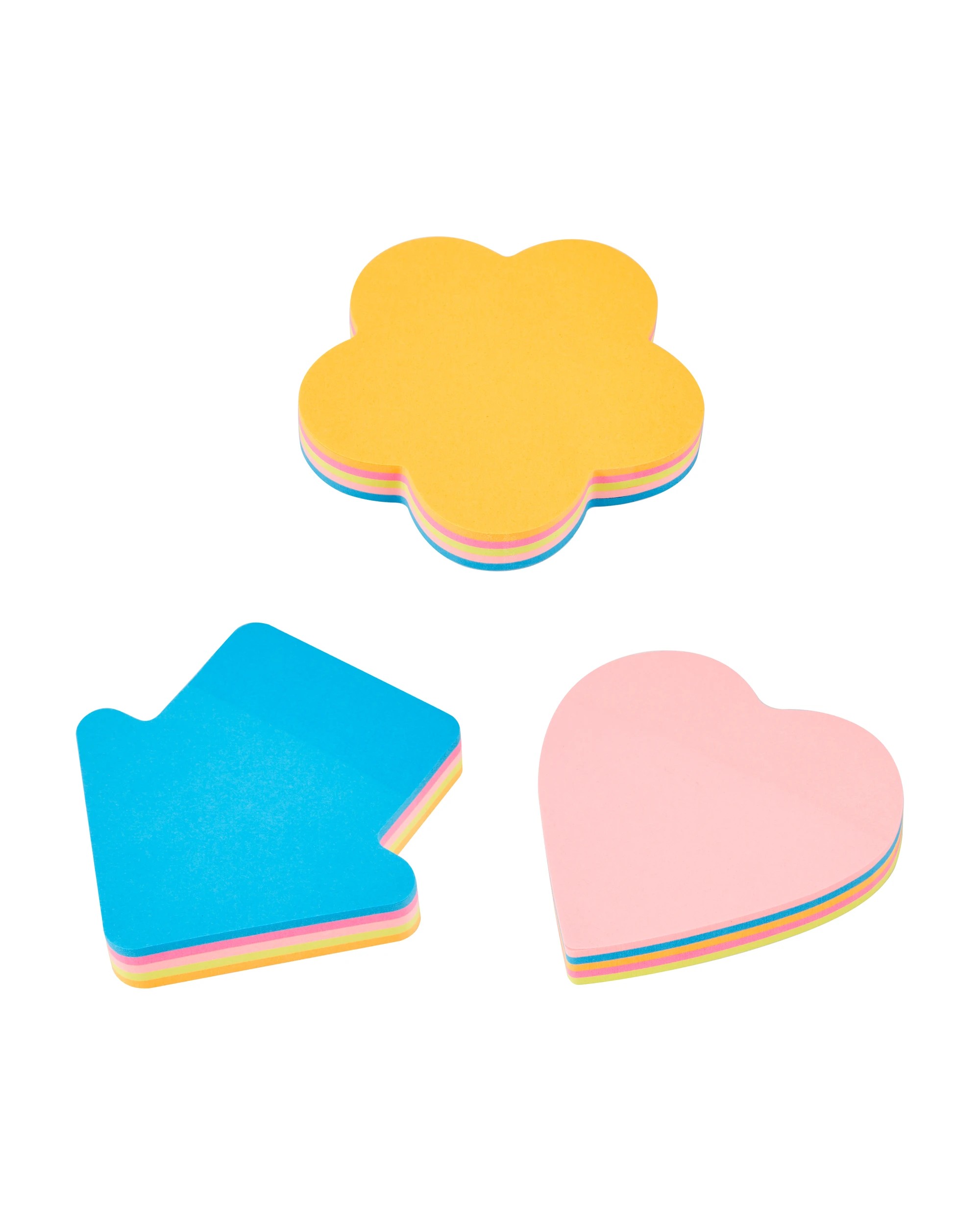 2 100 Pack Shaped Sticky Notes - Assorted, 2 of 4