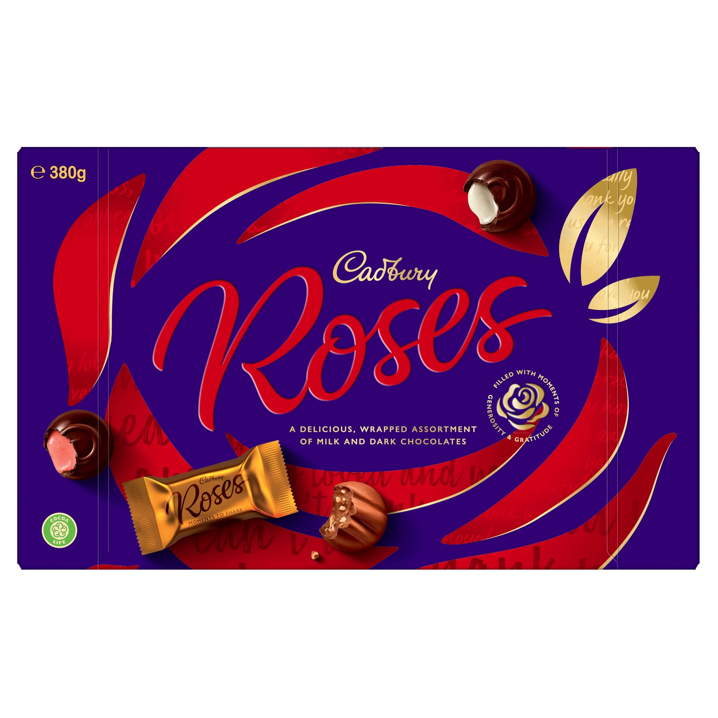 1 Cadbury Roses Boxed Chocolate 380g, 1 of 5