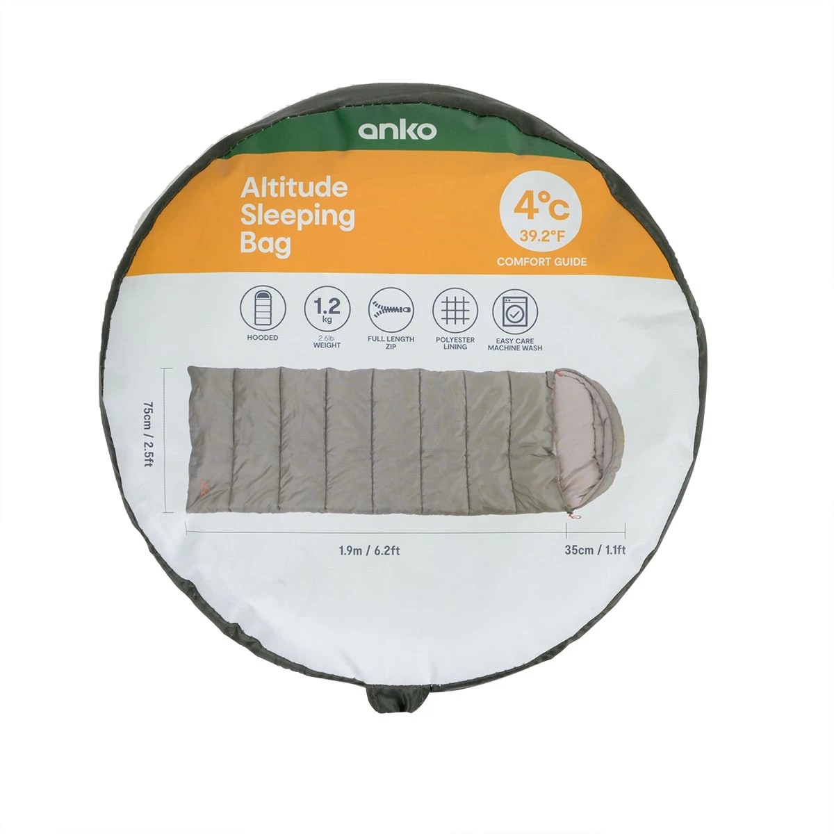 8 Altitude Hooded Sleeping Bag, 8 of 8