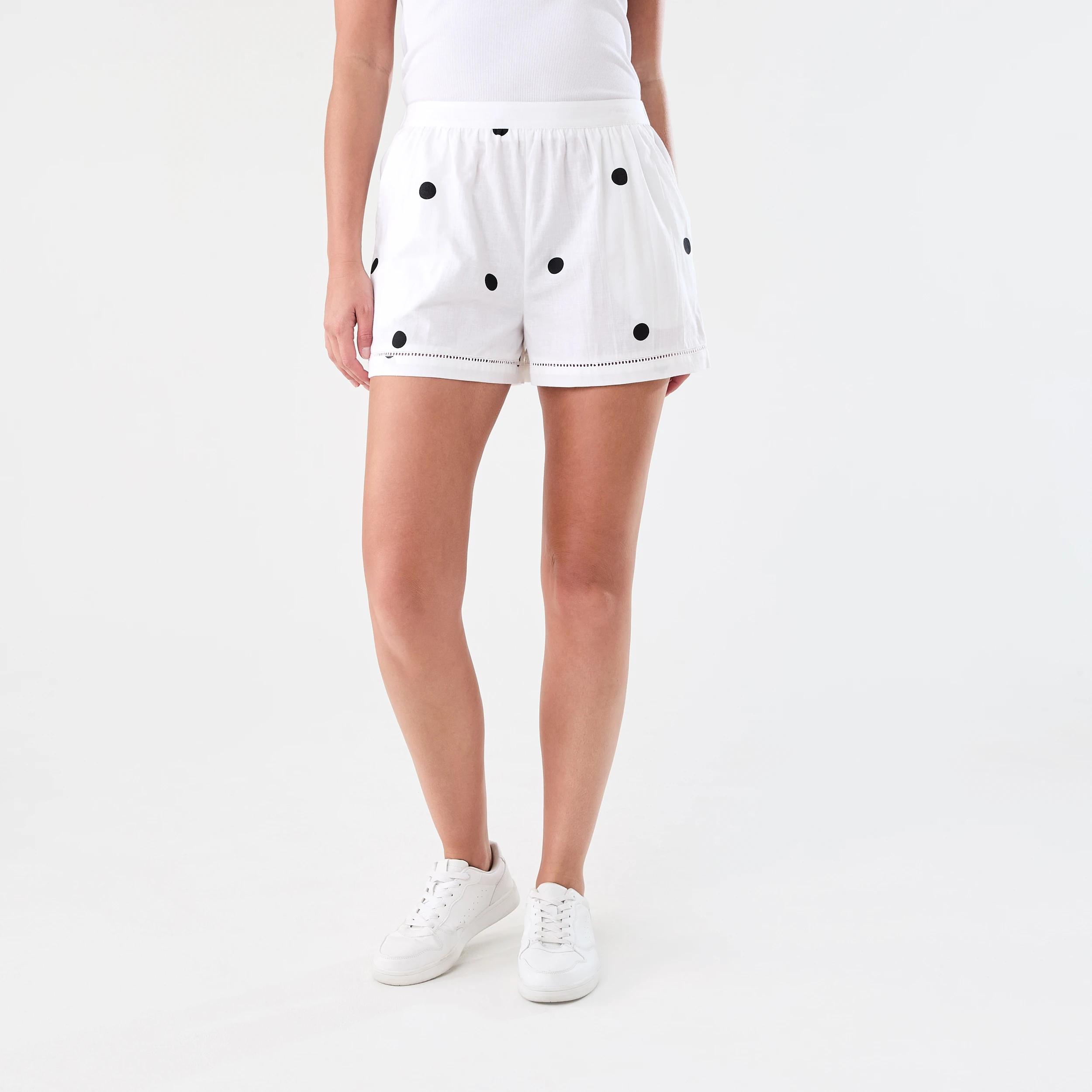 7 Ladder Trim Shorts Spot Wht, 7 of 7