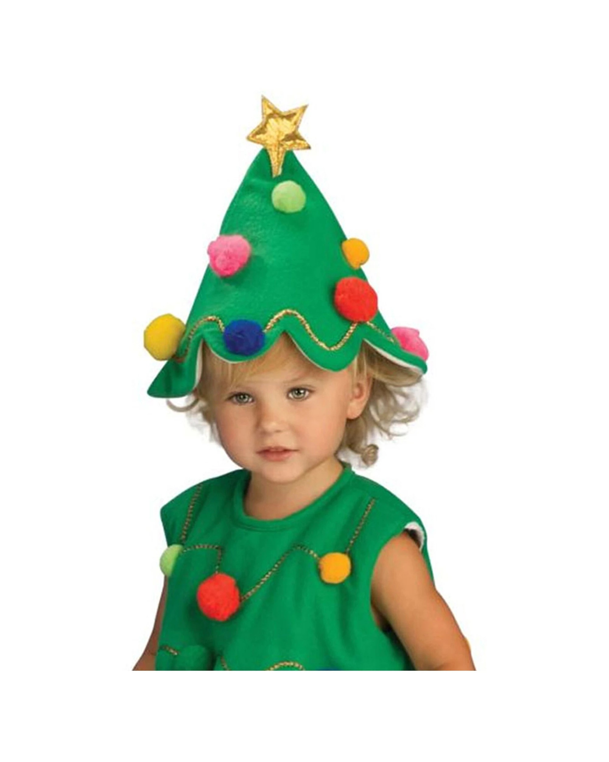 4 Rubies Little Christmas Tree Costume Size S Kids Festive Dress Up Outfit - Green, 4 of 4