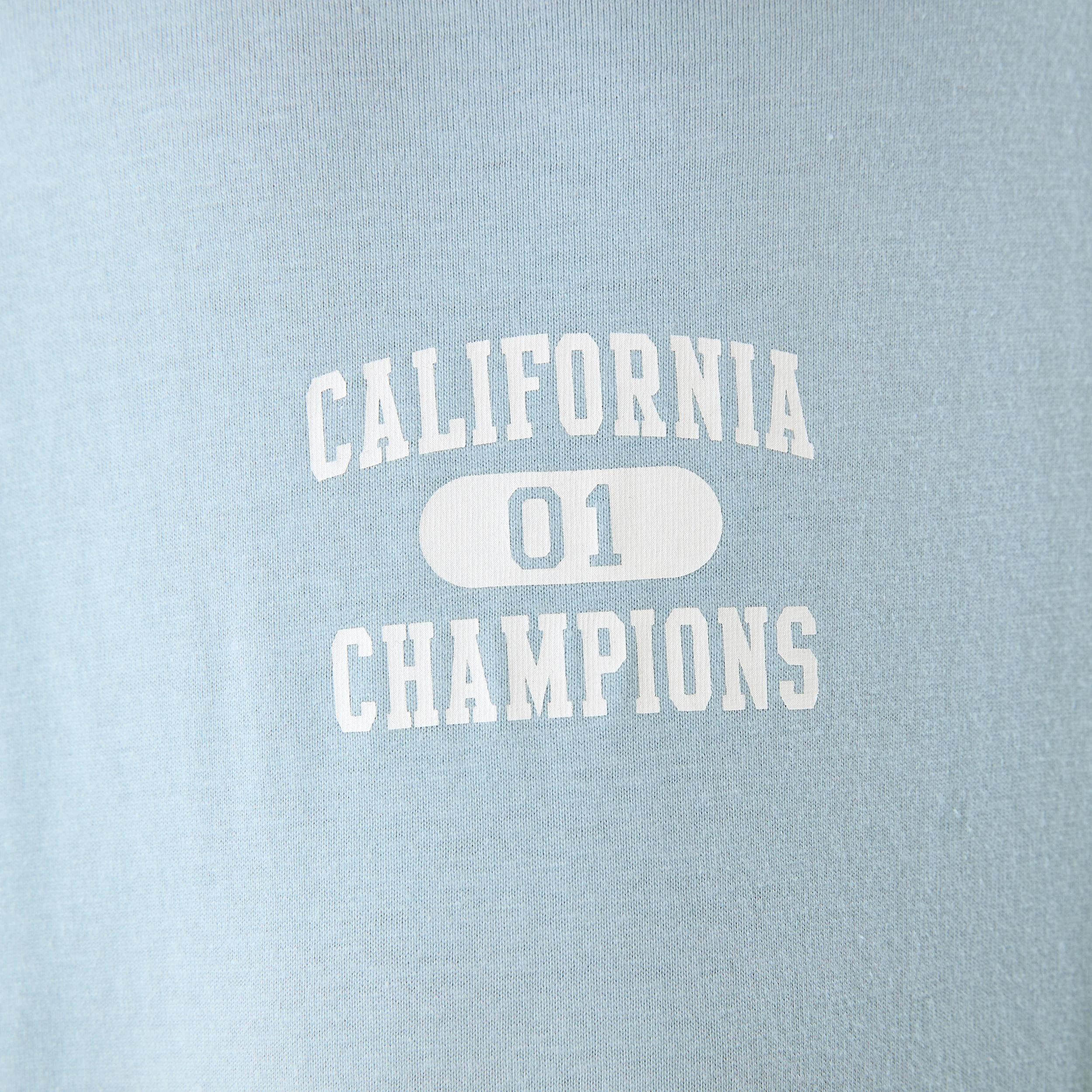 4 Short Sleeve Oversized Print T-shirt CALIFORNIA CHAMPIONS BLUE, 4 of 7