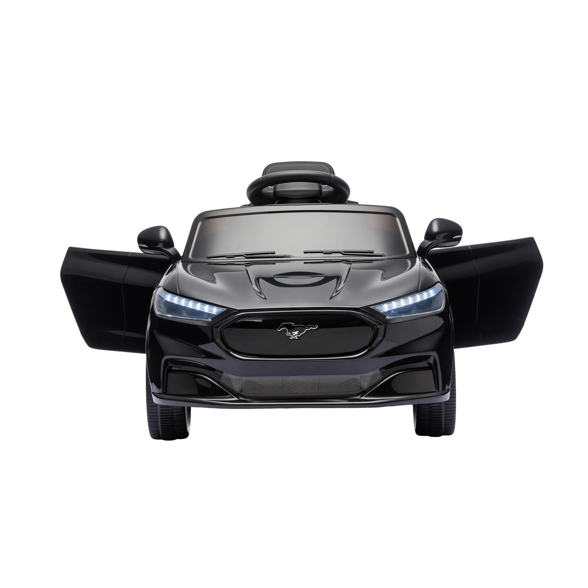 4 FORD Kids Ride On Car Licensed Ford 12V Electric Ride-On Toy with Remote Control Horn Music Headlights - Black, 4 of 9