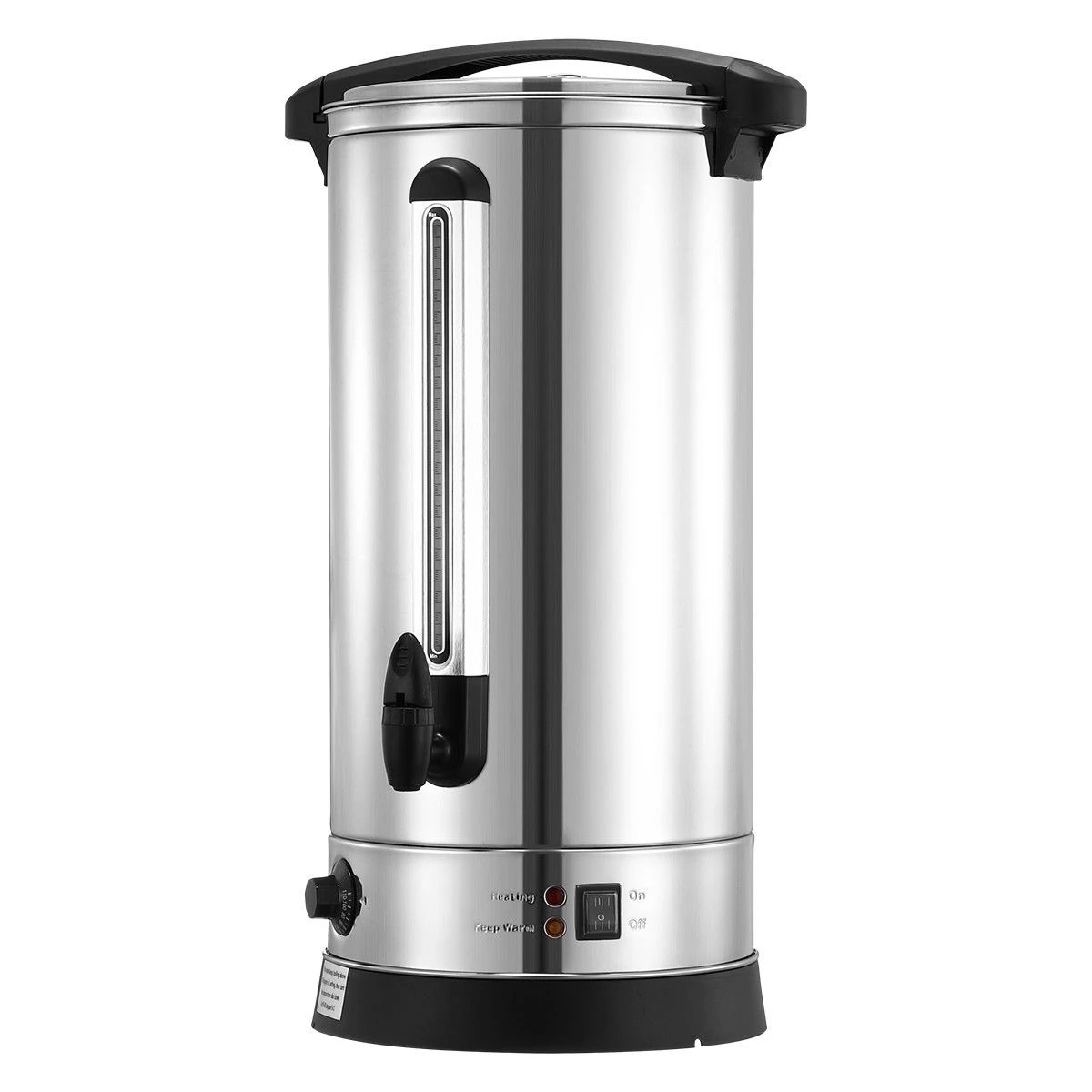 2 Maxkon 28L Stainless Steel Hot Water Urn 2500W Electric Hot Beverage Dispenser with Boil Dry Protection, 2 of 6