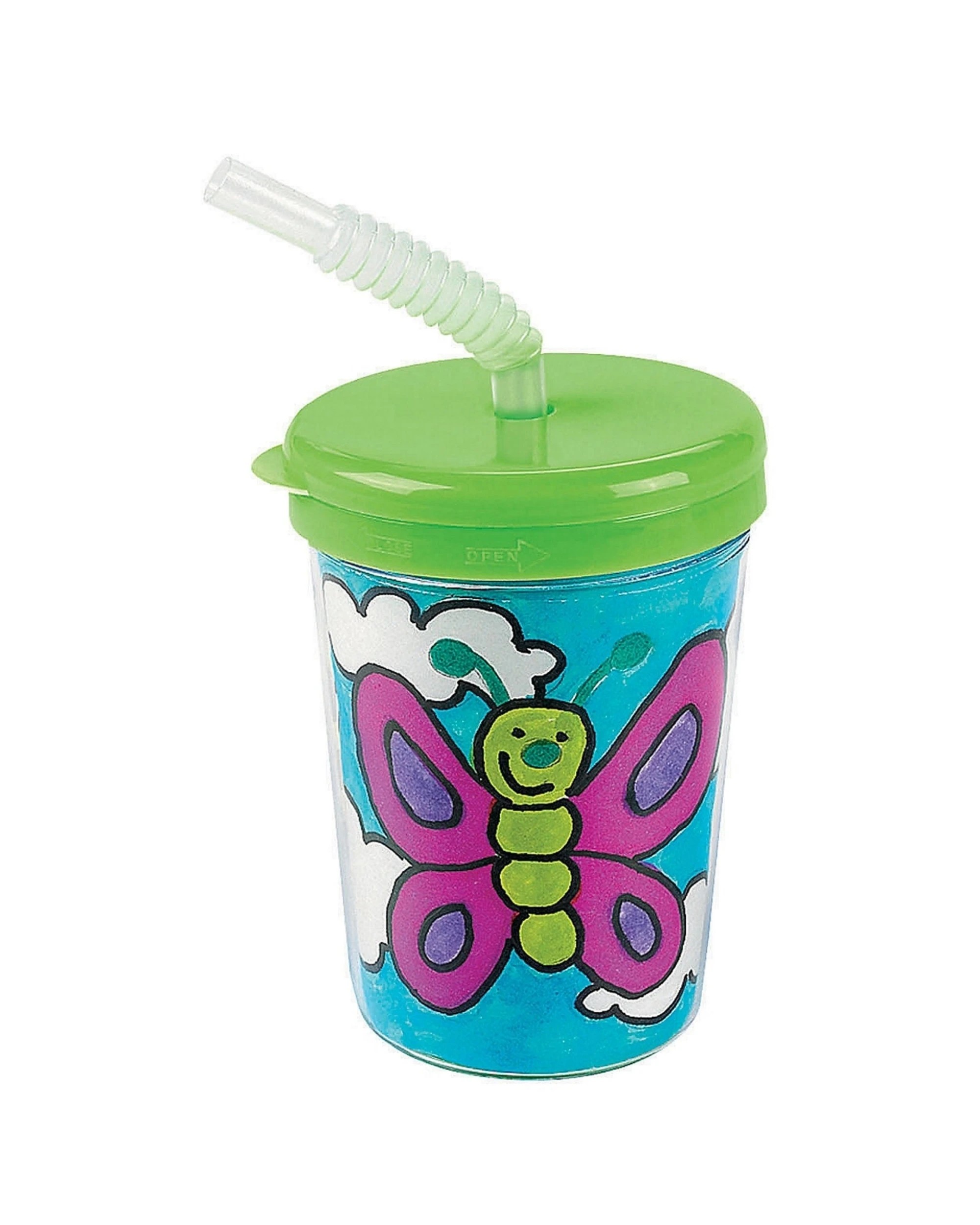2 Partyrama DIY Cups with Straws Box of 12, 2 of 2