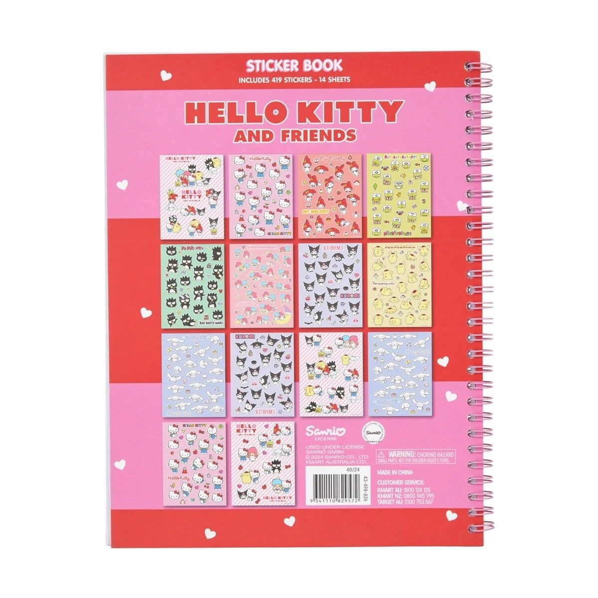 6 Hello Kitty and Friends Sticker Book, 6 of 6