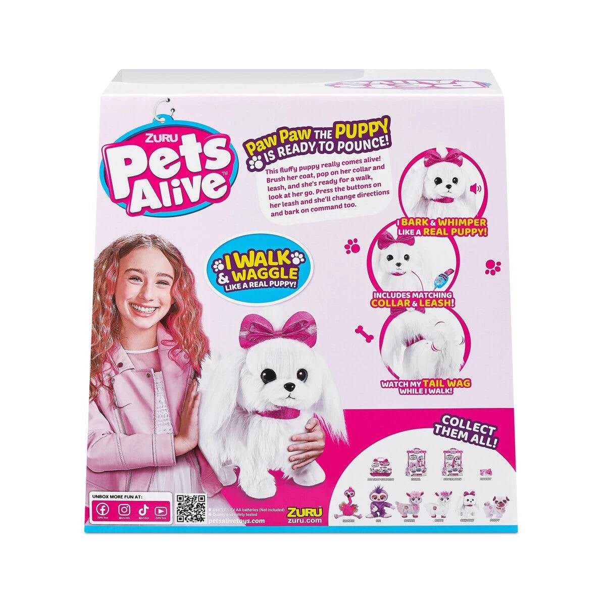 4 Zuru Pets Alive: Paw Paw The Walking Puppy, 4 of 5