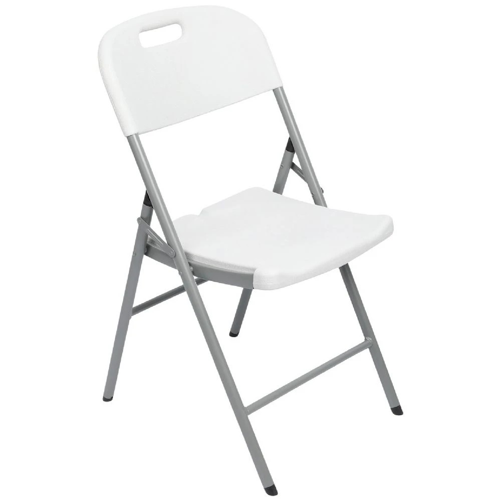 1 J.Burrows Outdoor Folding Chair White Visitor Chairs and Stools, 1 of 7