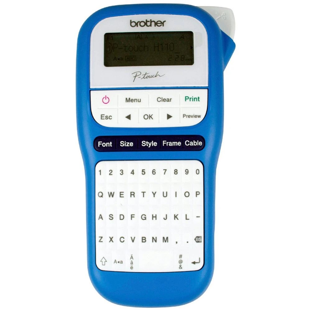 1 Brother P-touch Label Maker Blue PT-H110, 1 of 1