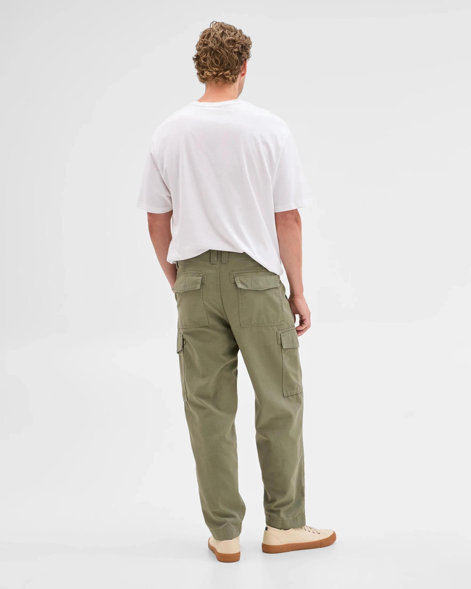 7 Target Man Australian Cotton Regular Fit Cargo Pants ARMY KHAKI, 7 of 7