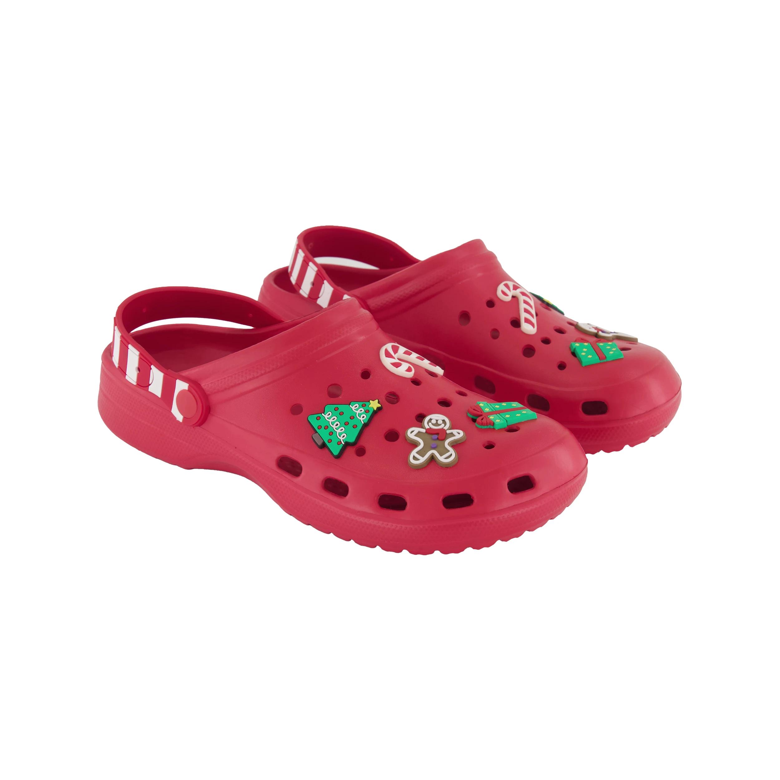 2 Christmas Novelty Clogs RED, 2 of 4