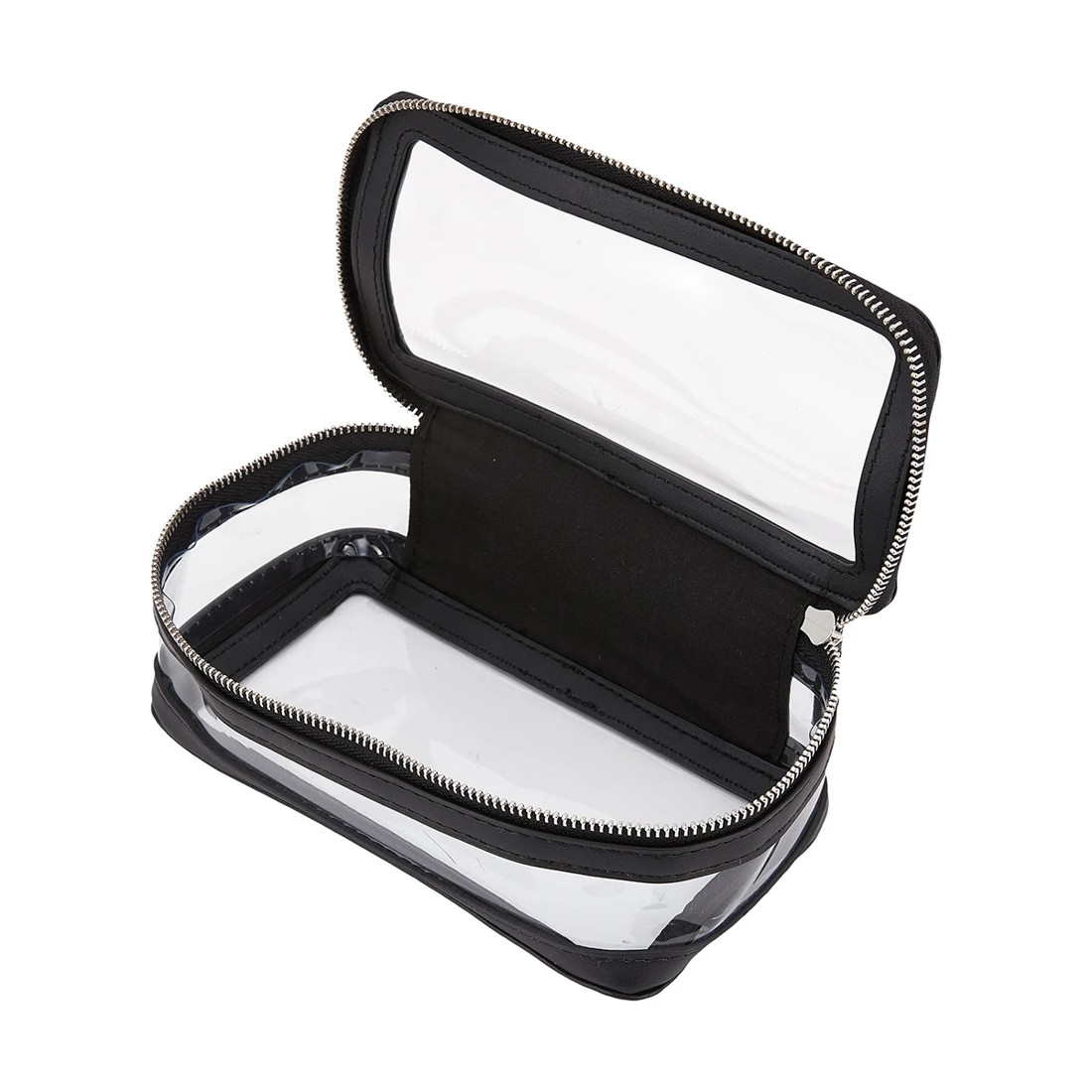 4 Polyurethane Clear Rectangle Bag - Black, 4 of 7