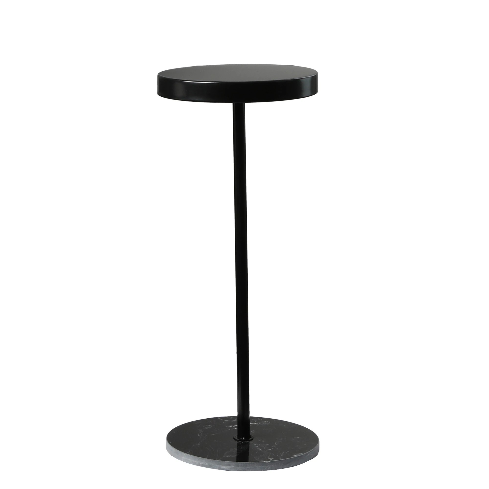 1 Levede Round Side Table - Black, 1 of 6