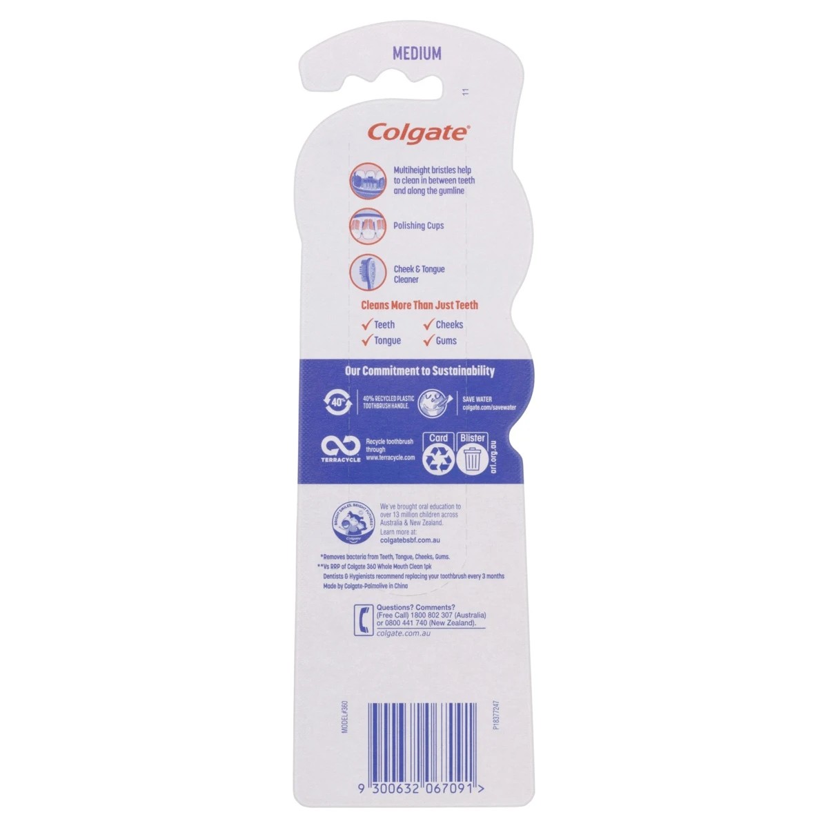 2 Colgate 2 Pack Medium 360 Degree Whole Mouth Clean Toothbrush, 2 of 5