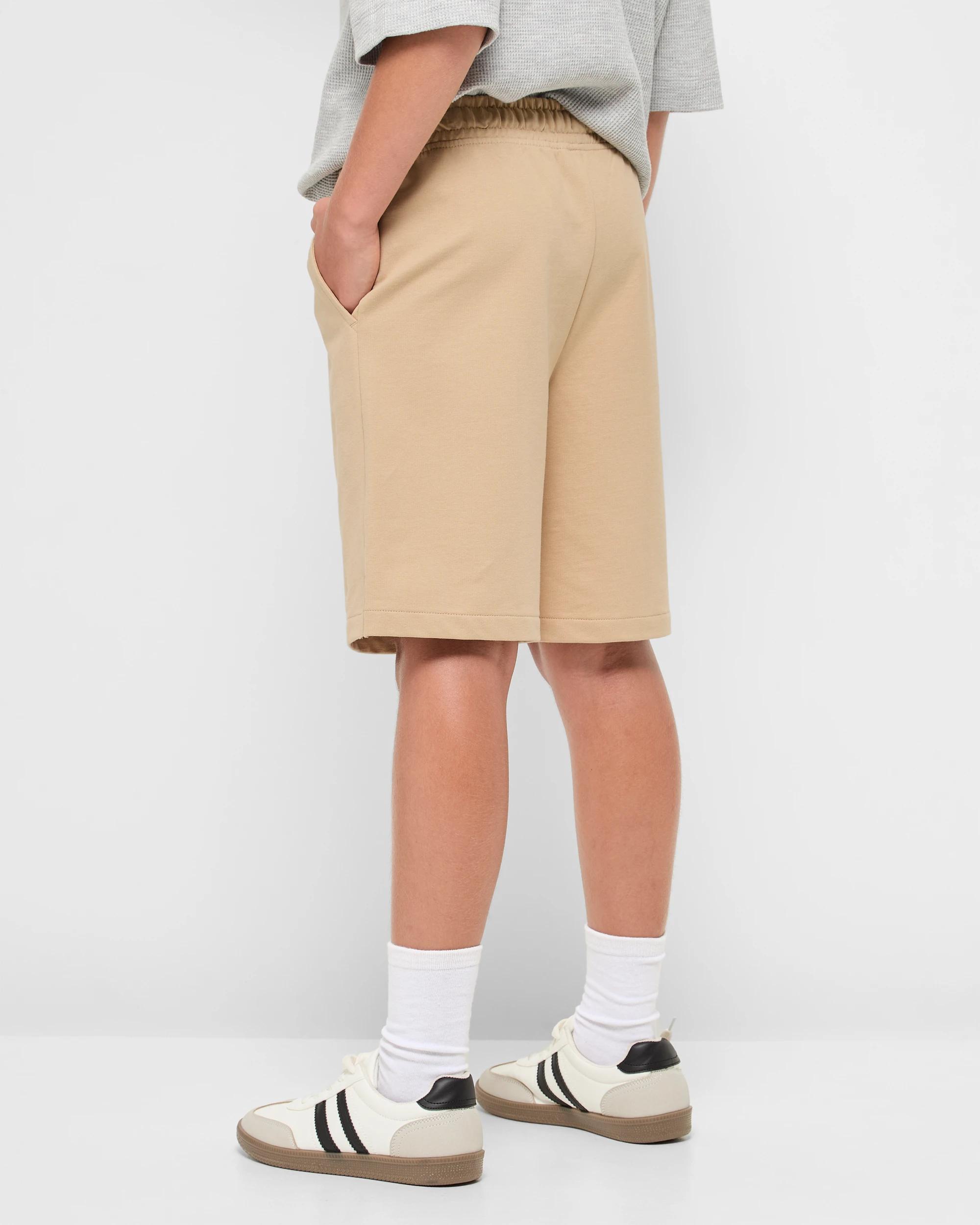 3 Target Australian Cotton Sweat Shorts TAN, 3 of 5