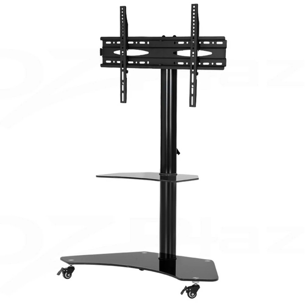 1 Artiss Mobile TV Stand for 32"-70" TVs Mount Bracket Portable Solid Trolley Cart - Black, 1 of 8