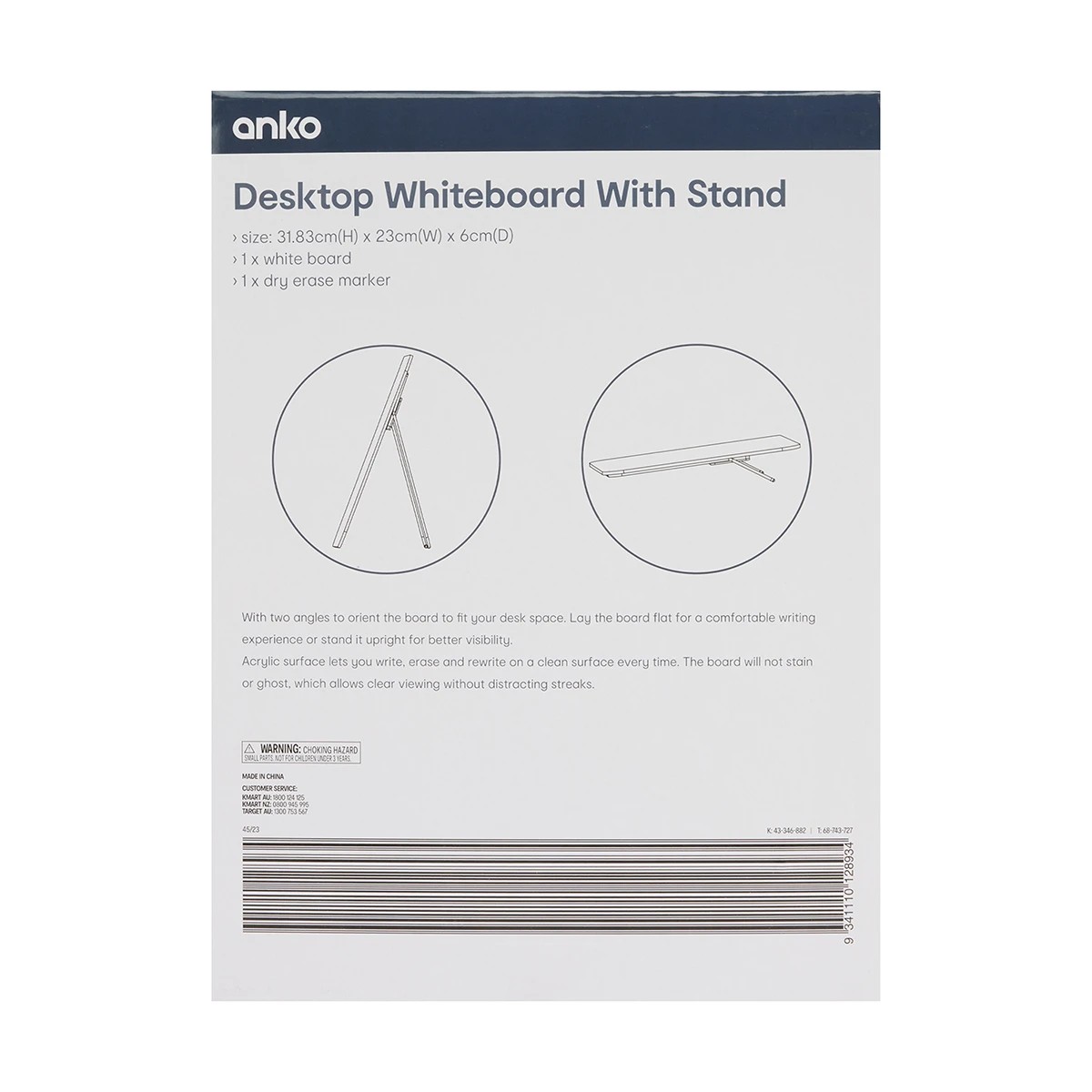 9 Desktop Whiteboard with Stand, 9 of 9