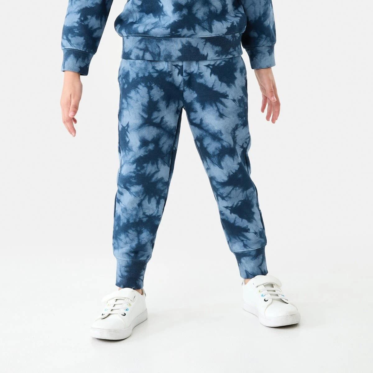 1 All Over Print Trackpants Blu Tiedye, 1 of 9