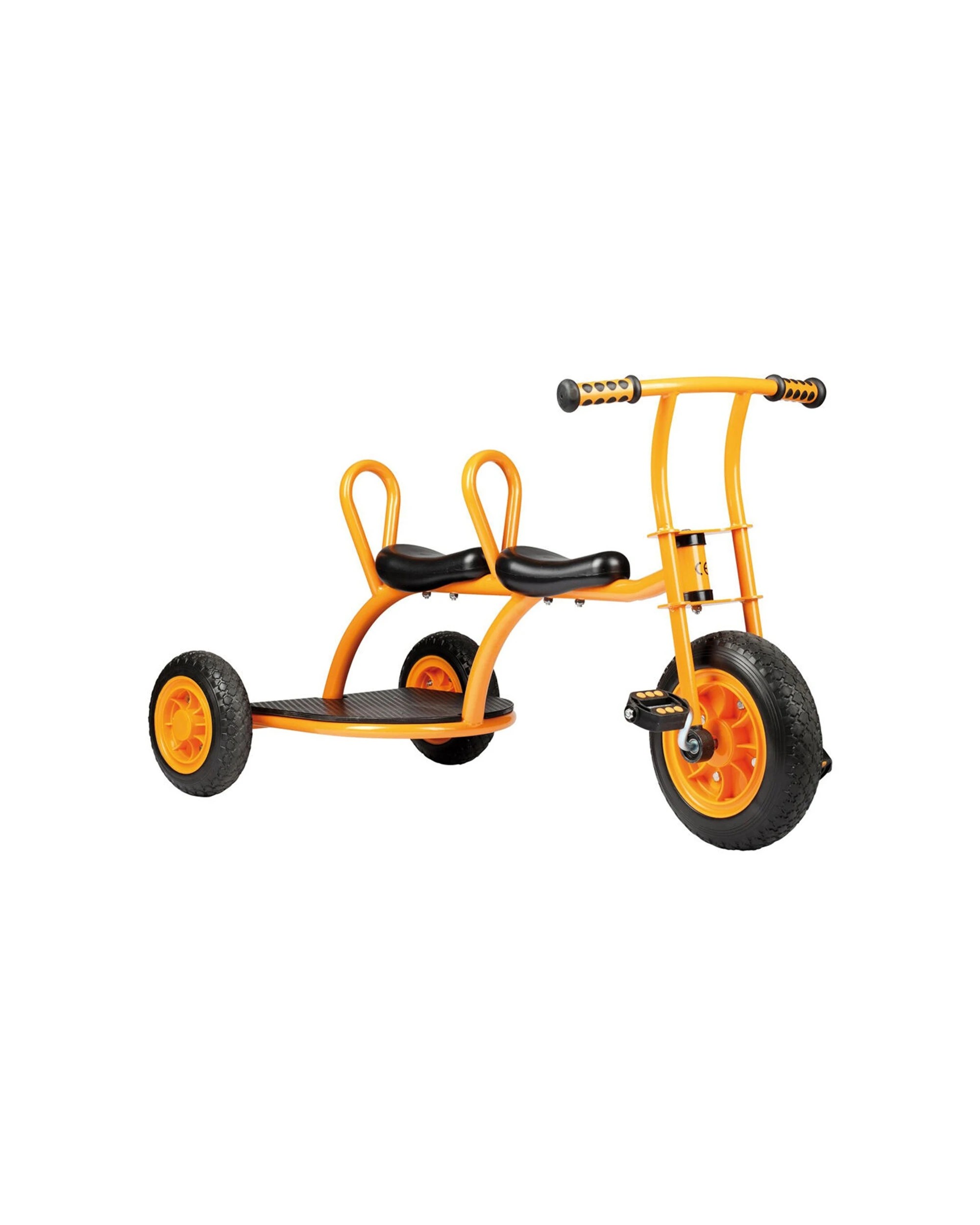 1 Top-Trike Taxi Cooperative Play Outdoor Ride-On Toy Kids Children 3 Years - Orange, 1 of 3