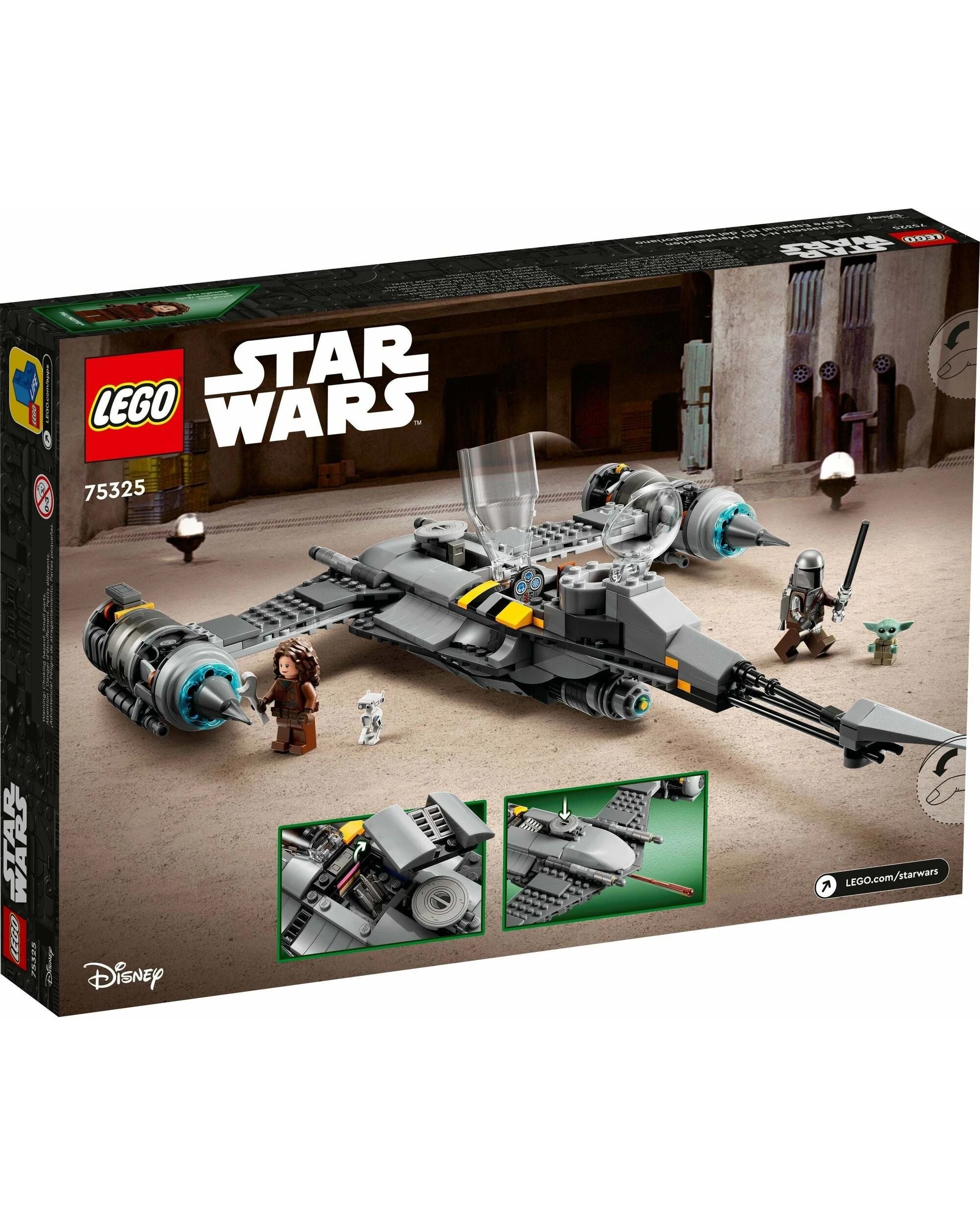 3 LEGO 75325 Mandalorian's N-1 Starfighter, 3 of 5