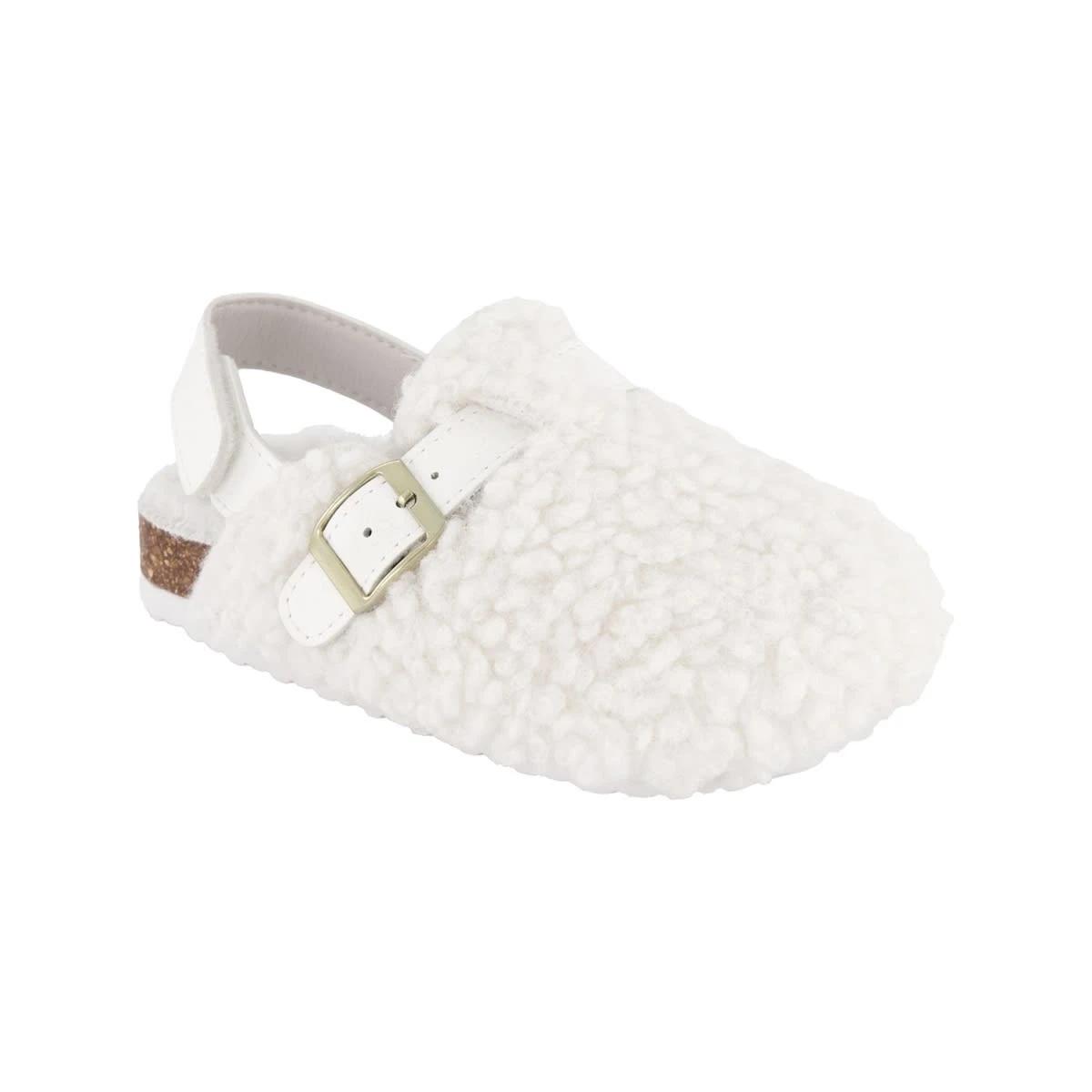 1 Junior Footbed Clogs Cream, 1 of 3
