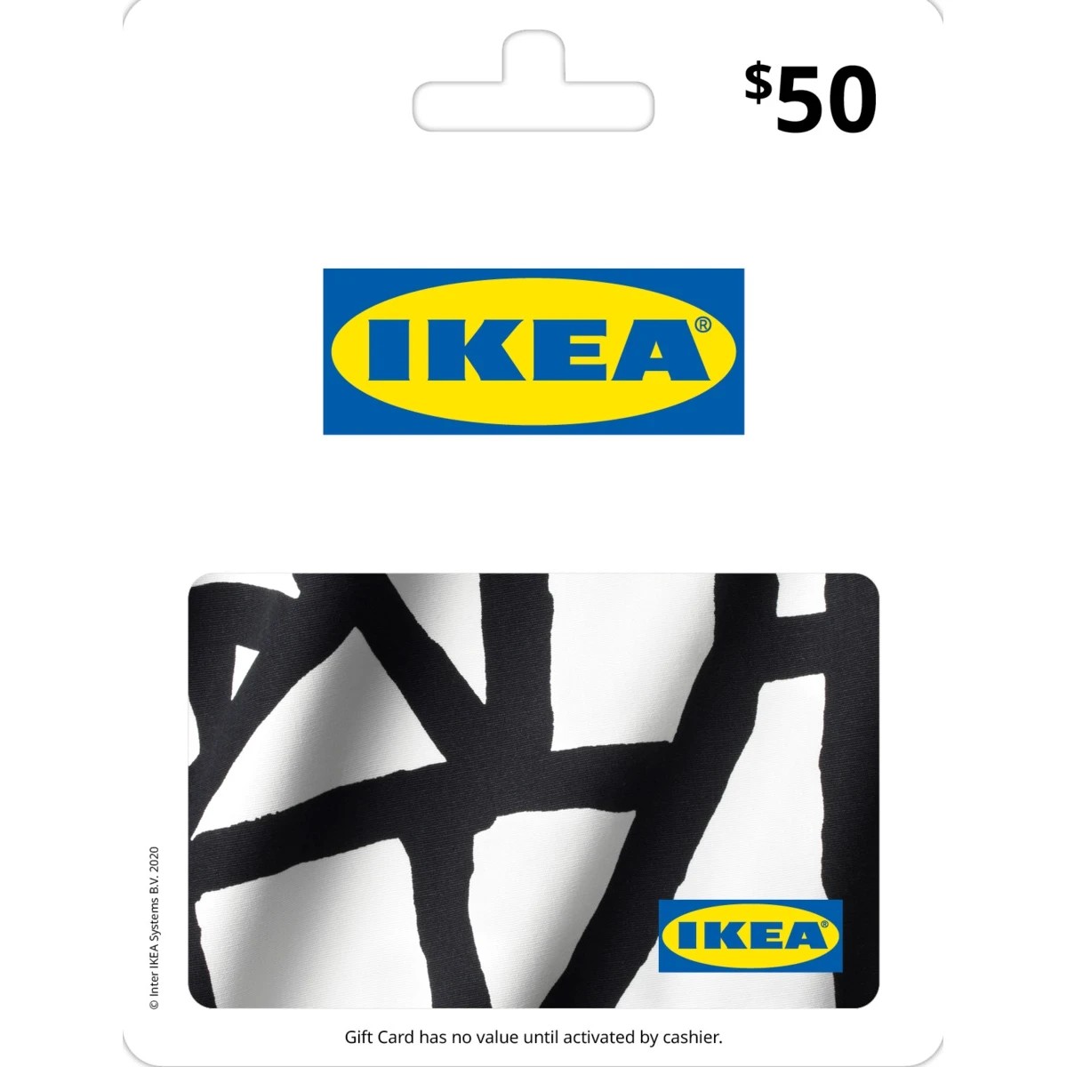 1 IKEA $50 Gift Card
