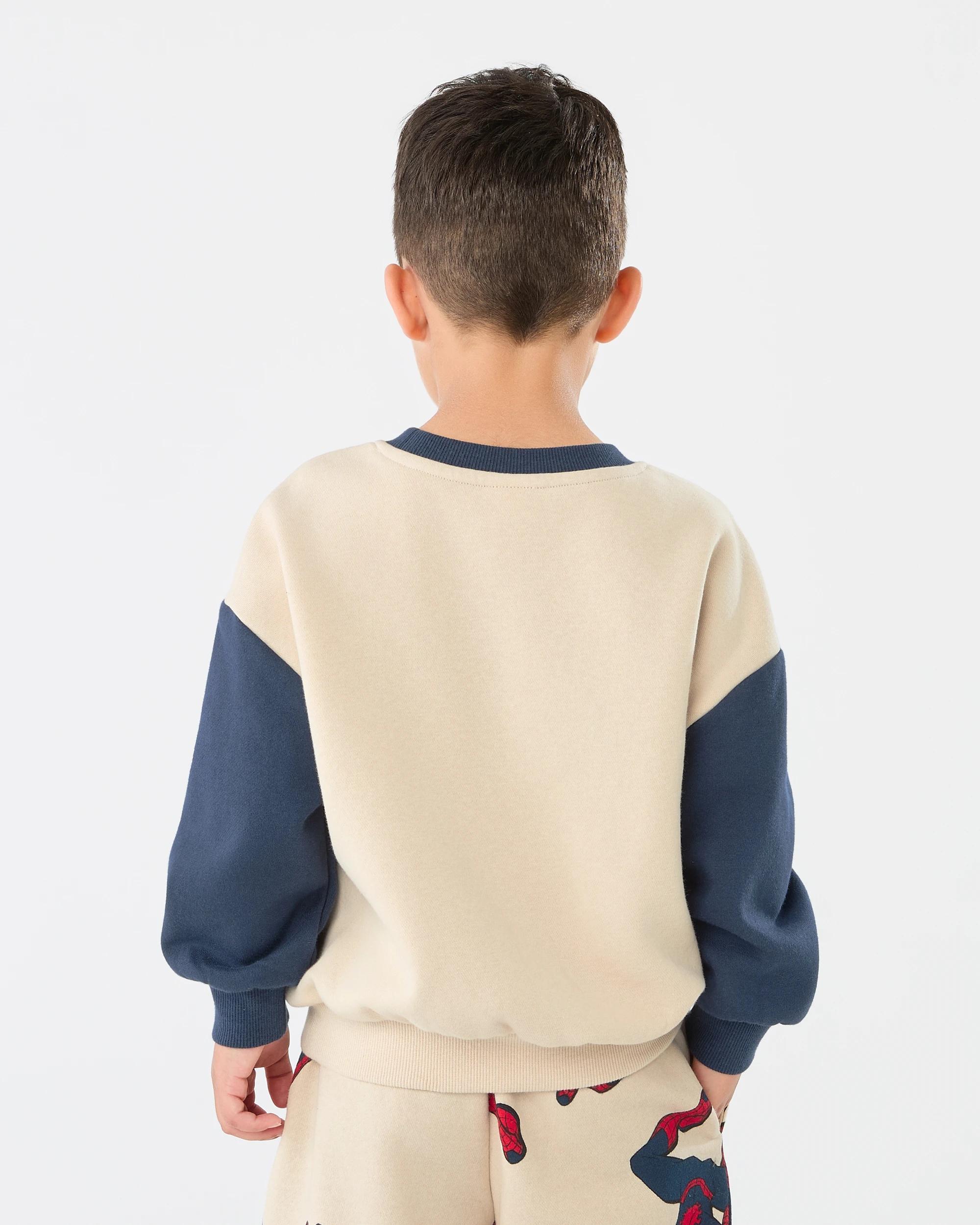 2 Spider-Man License Oversized Print Crew Neck Sweatshirt Spiderman, 2 of 8